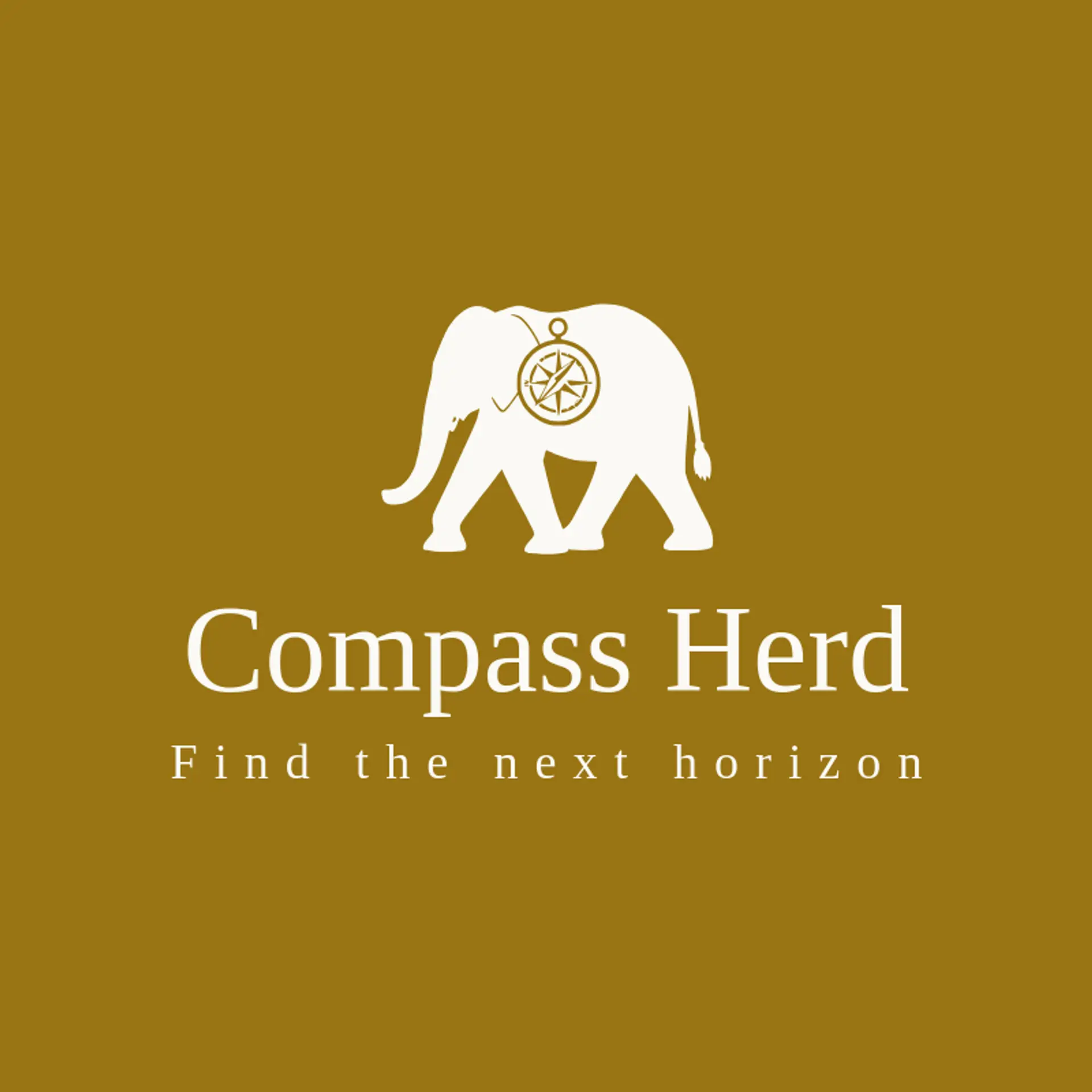 Compass Herd logo for elephant