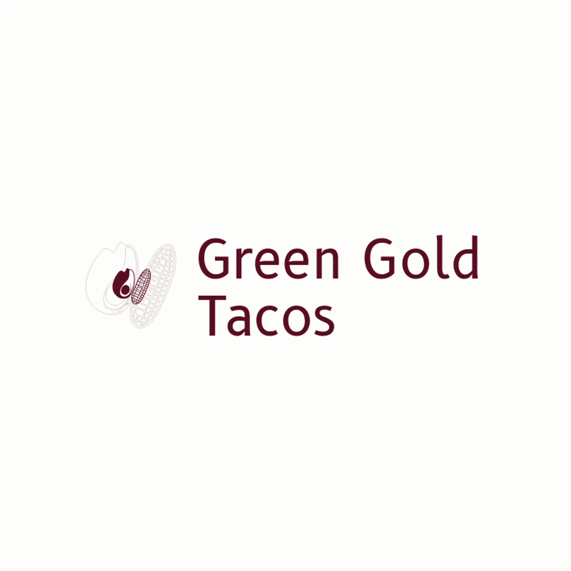 Green Gold Tacos logo for taco