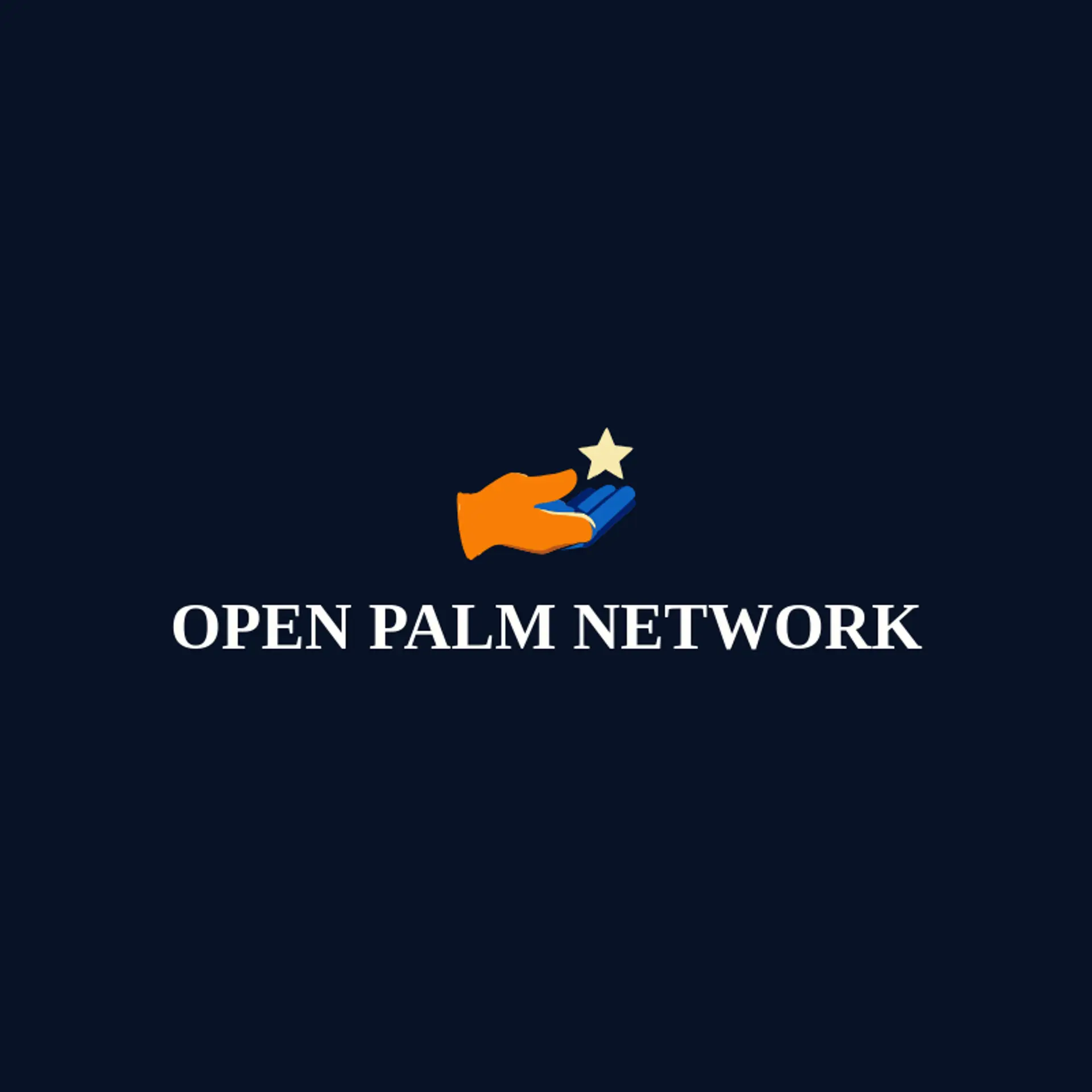 Open Palm Network logo for helping hand