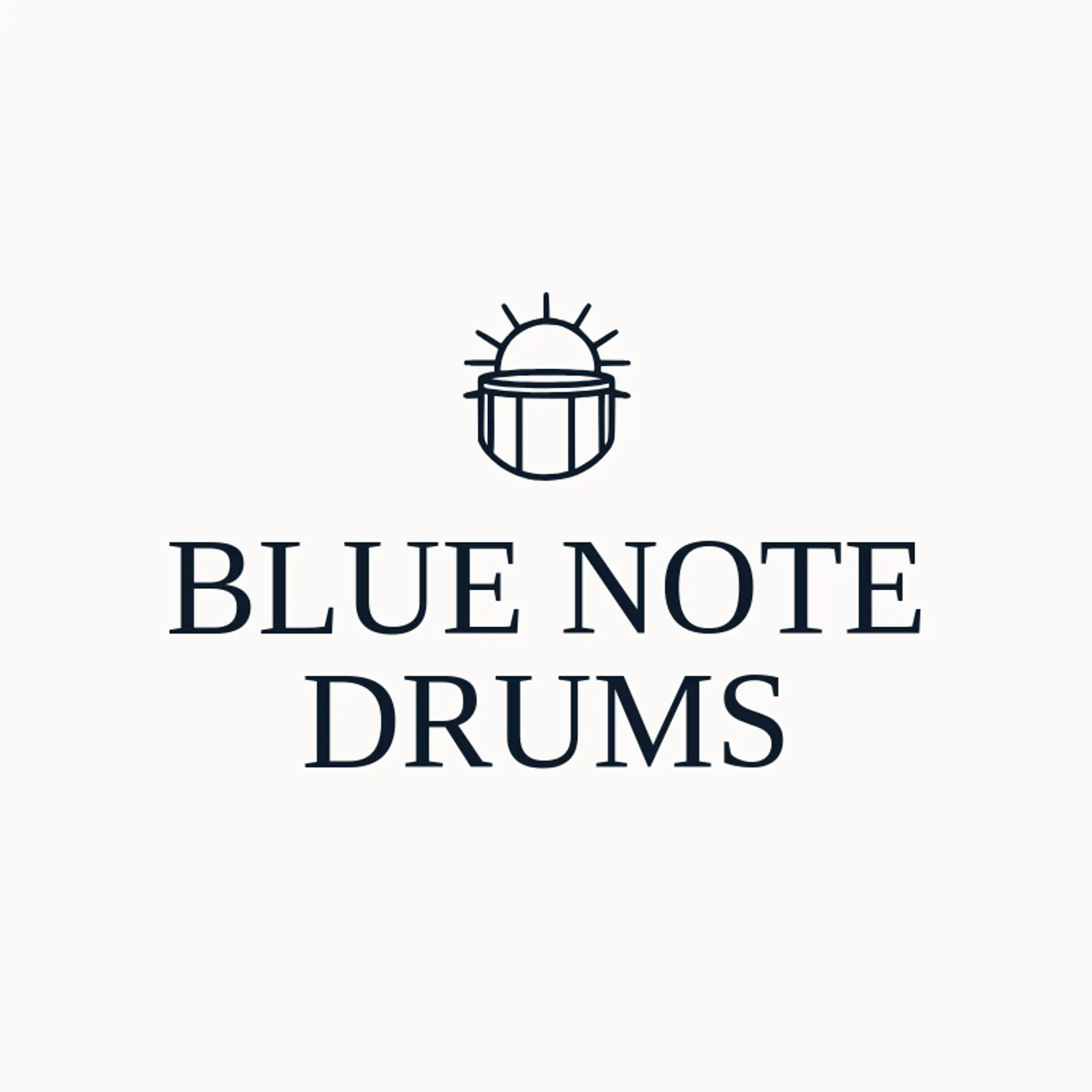 Blue Note Drums logo for drum