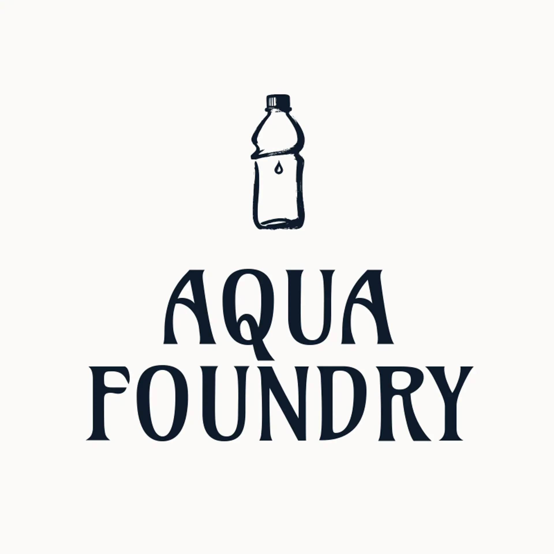 Aqua Foundry logo for water