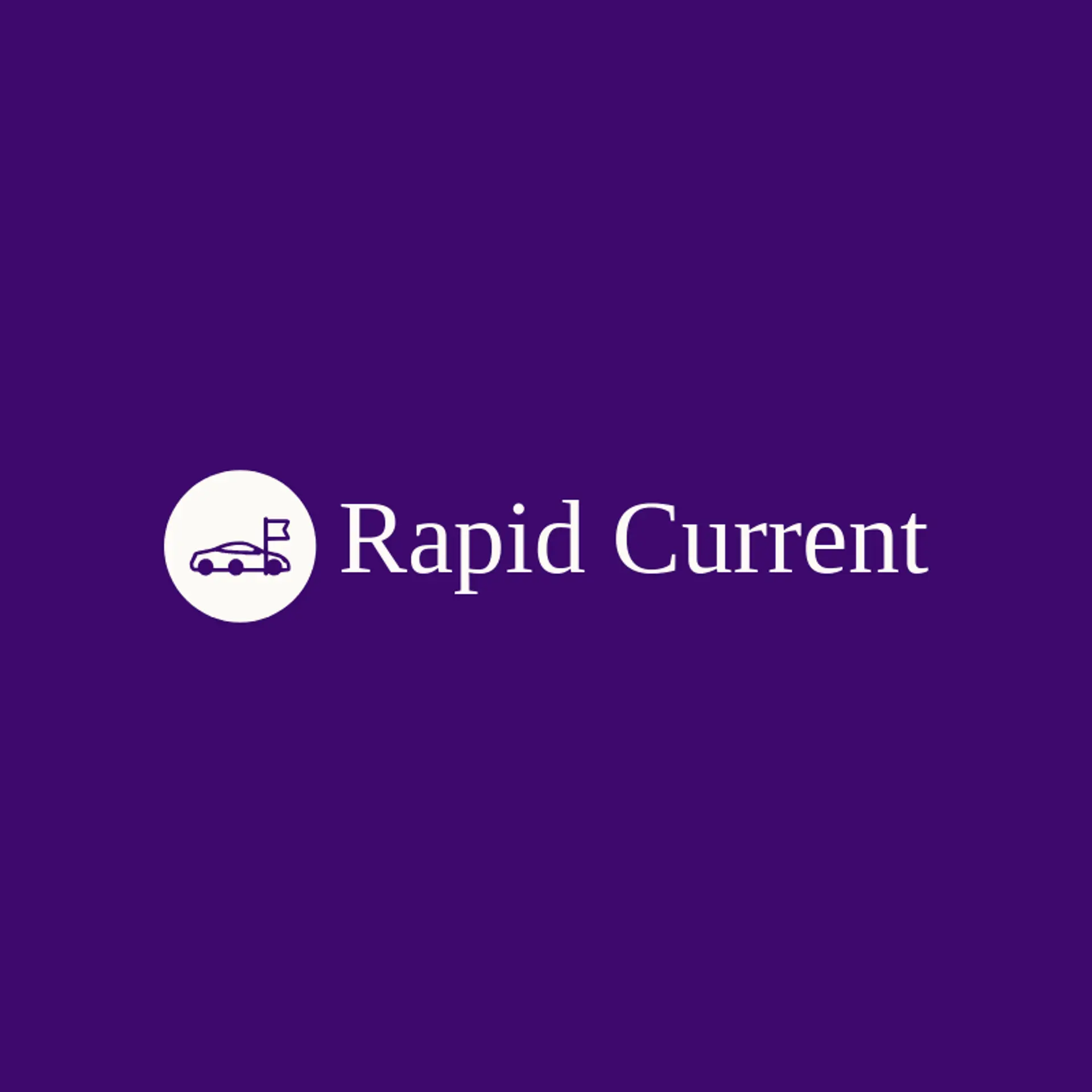 Rapid Current logo for sports car