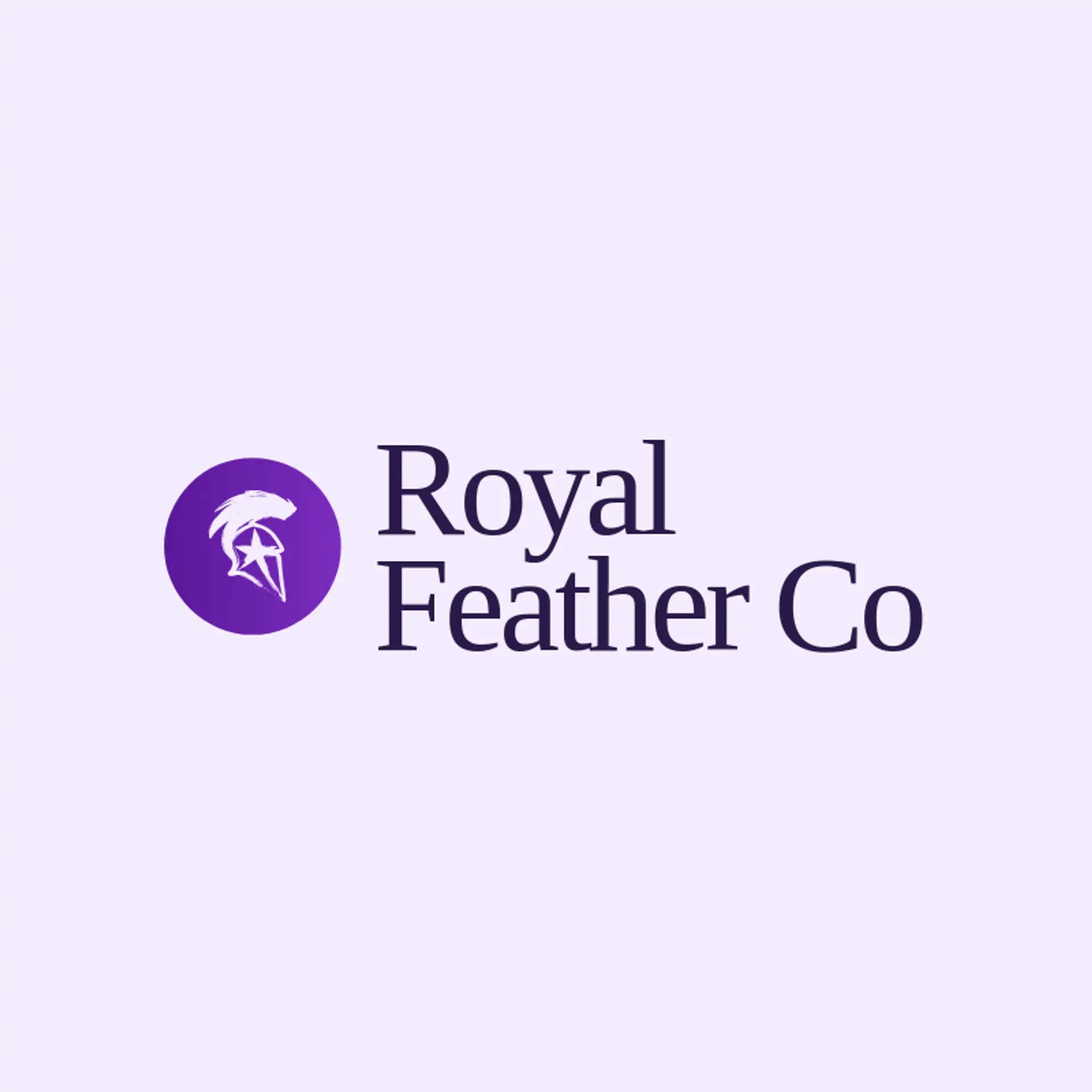 Royal Feather Co logo for knight