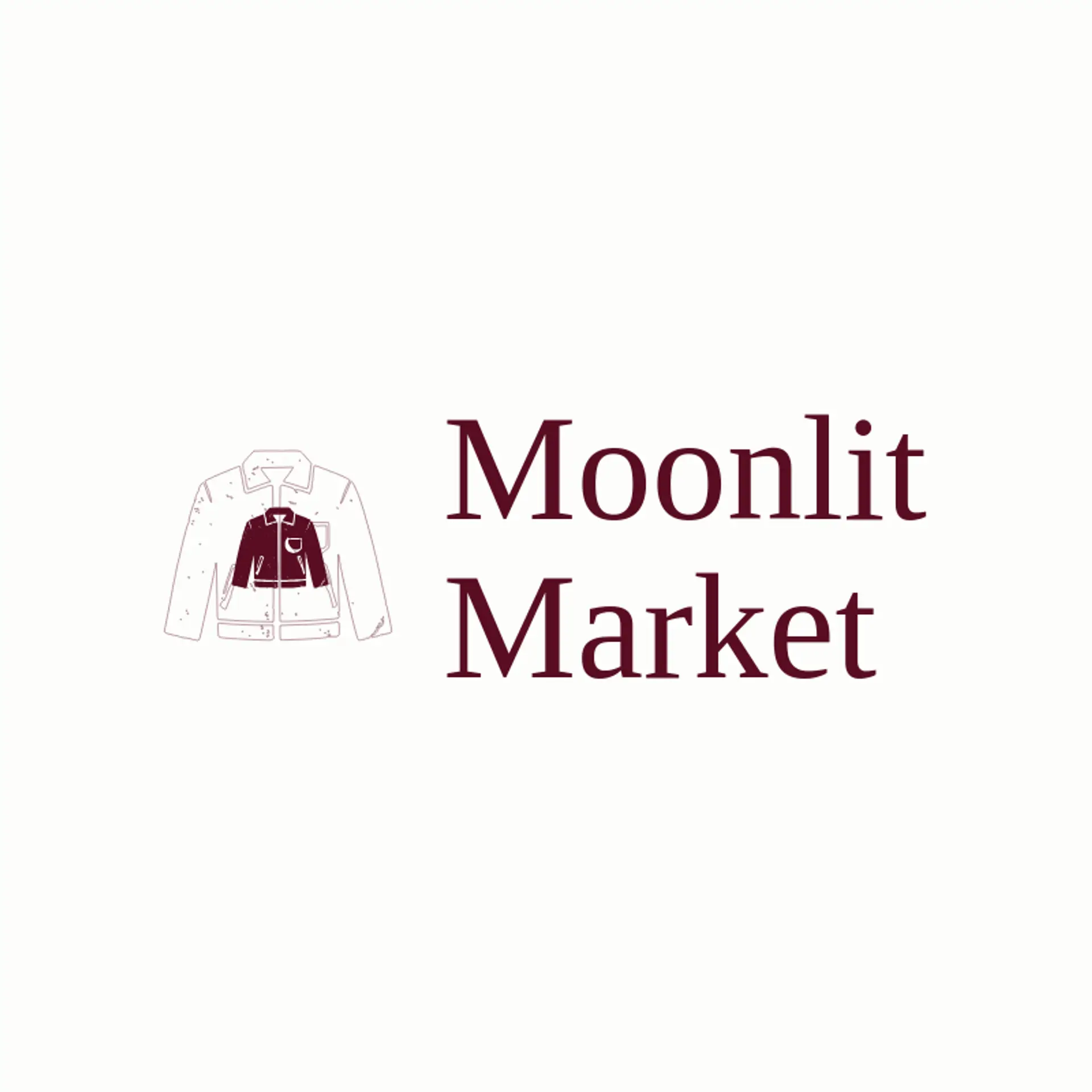 Moonlit Market logo for apparel