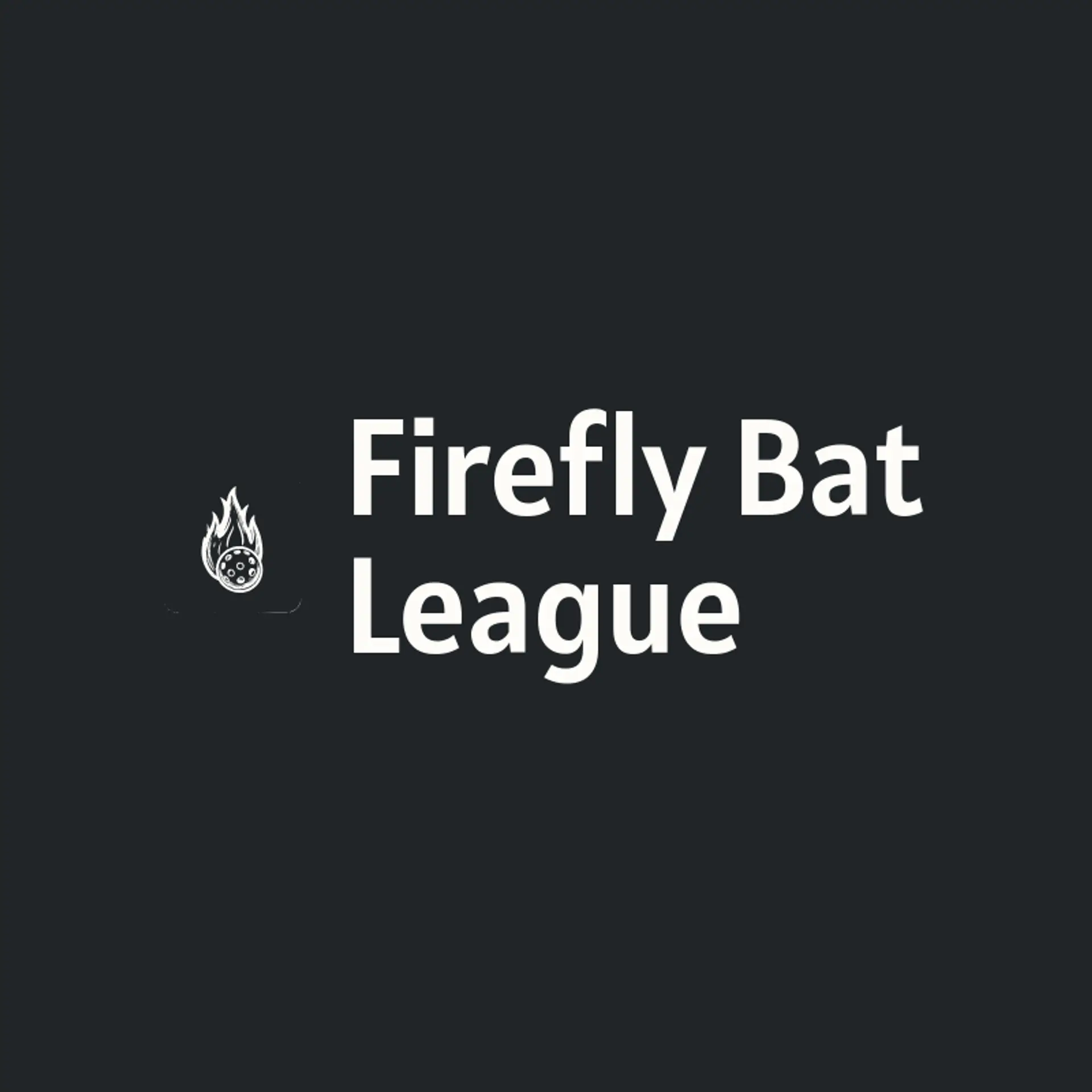 Firefly Bat League logo for wiffleball