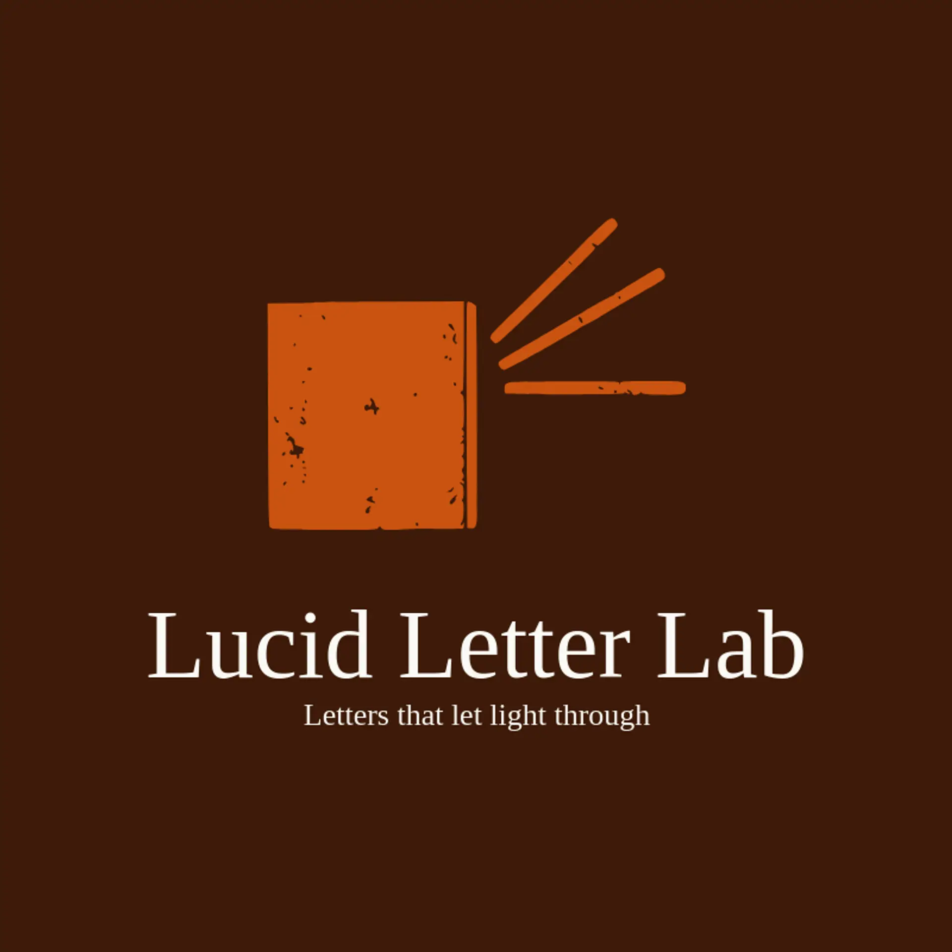 Lucid Letter Lab logo for acrylic