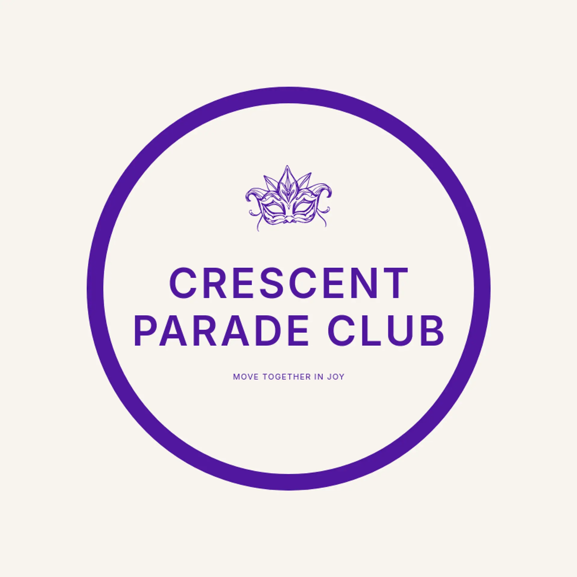 Crescent Parade Club logo for mardi gras