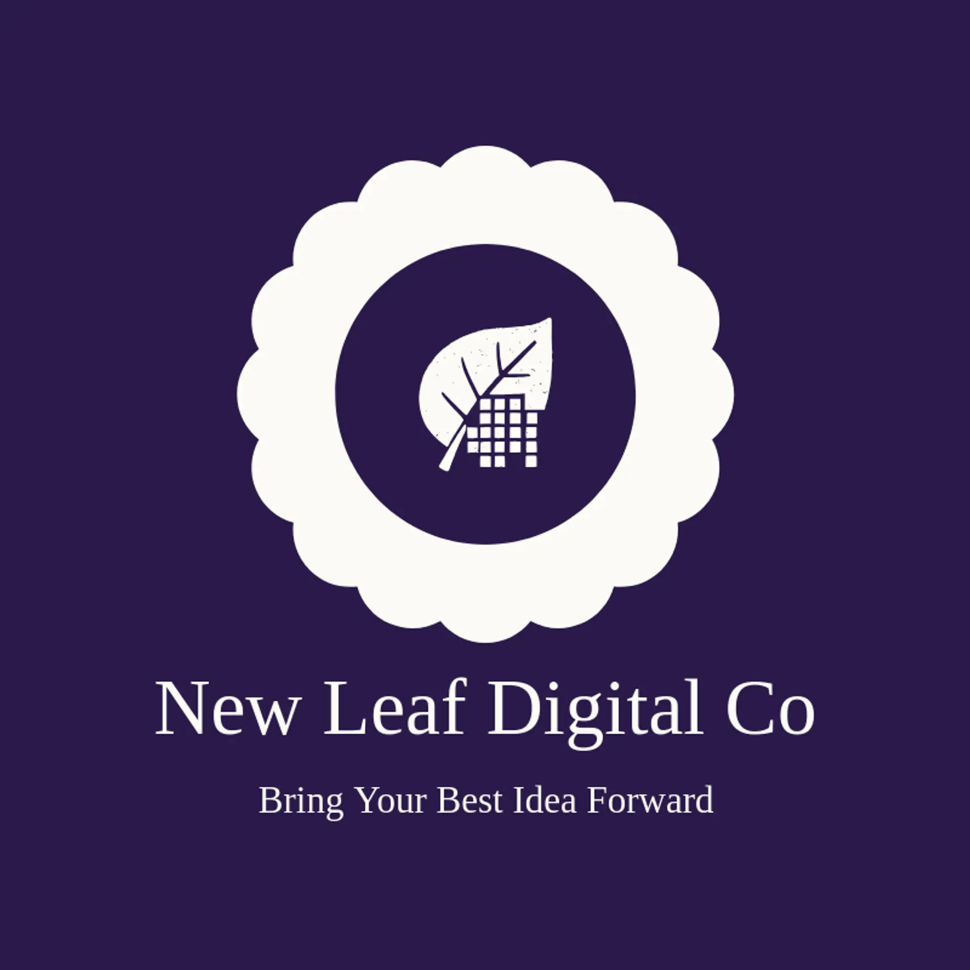 New Leaf Digital Co logo for digital agency