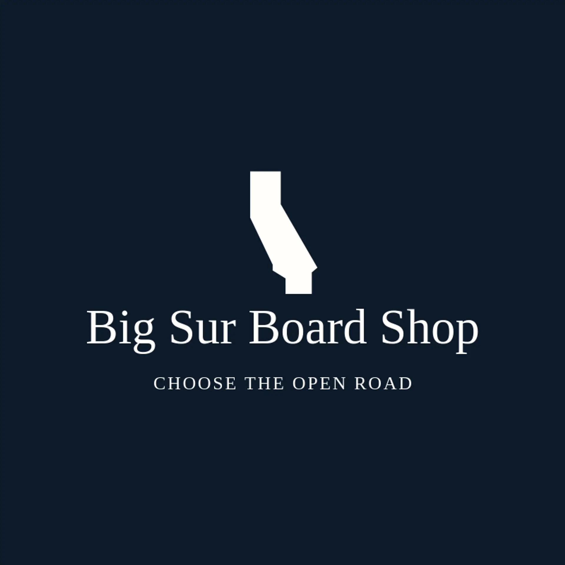 Big Sur Board Shop logo for california