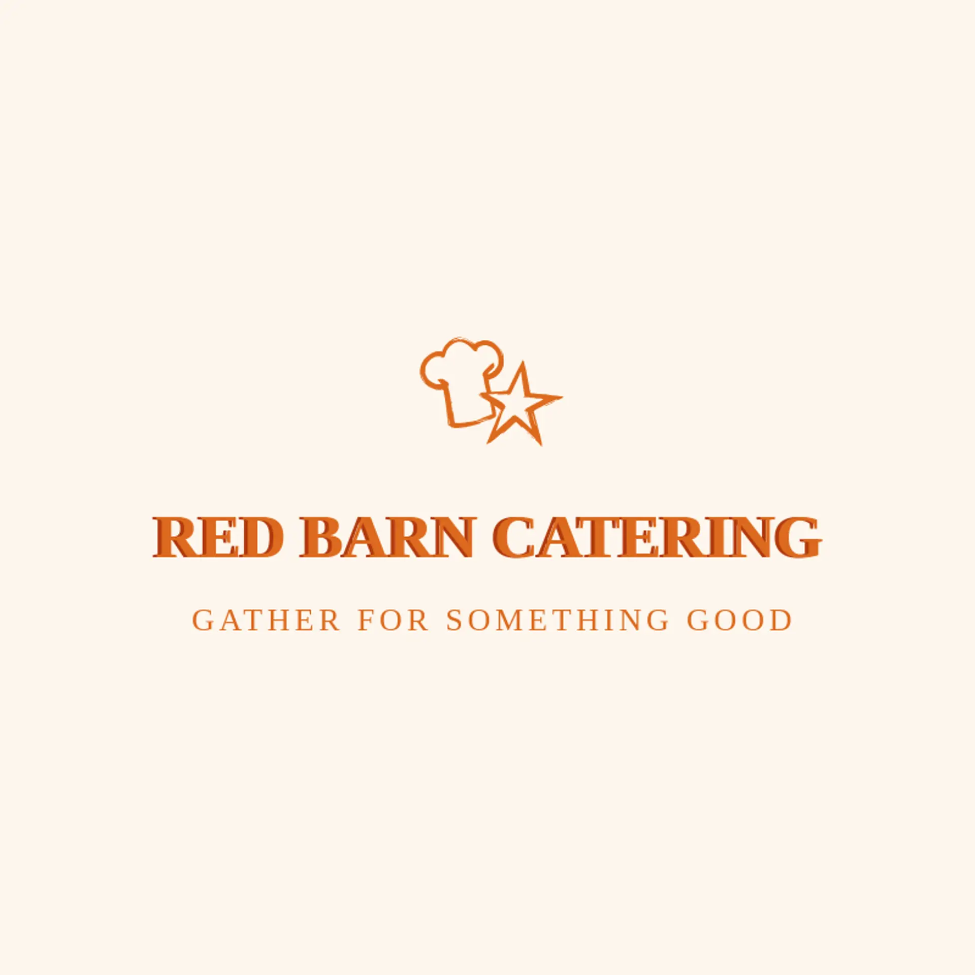 Red Barn Catering logo for chef hat