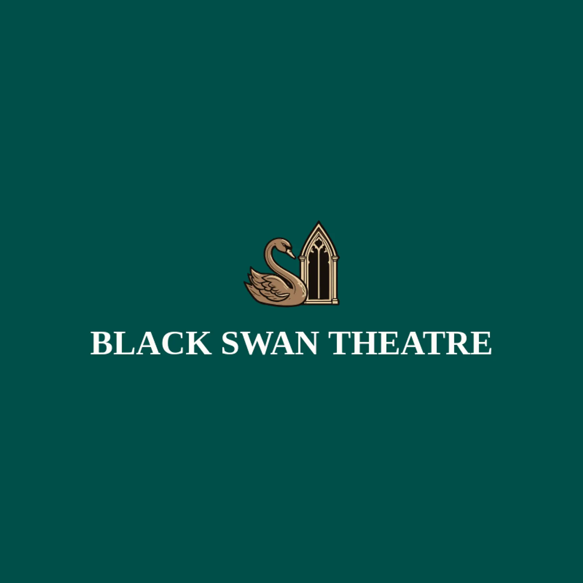Black Swan Theatre logo for gothic