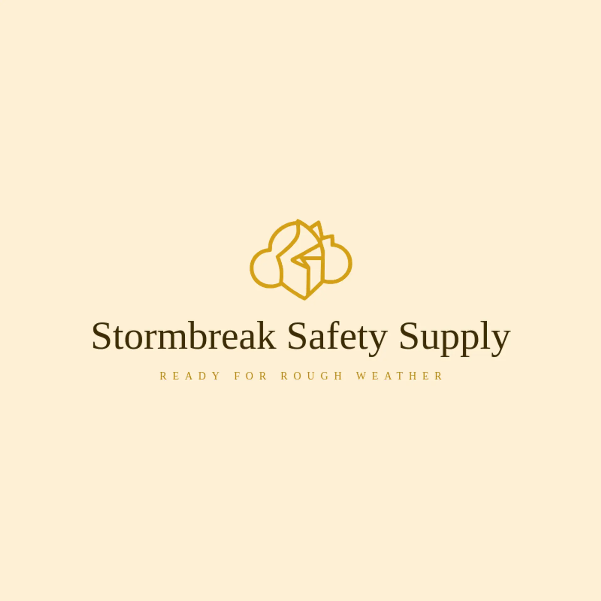 Stormbreak Safety Supply logo for helmet