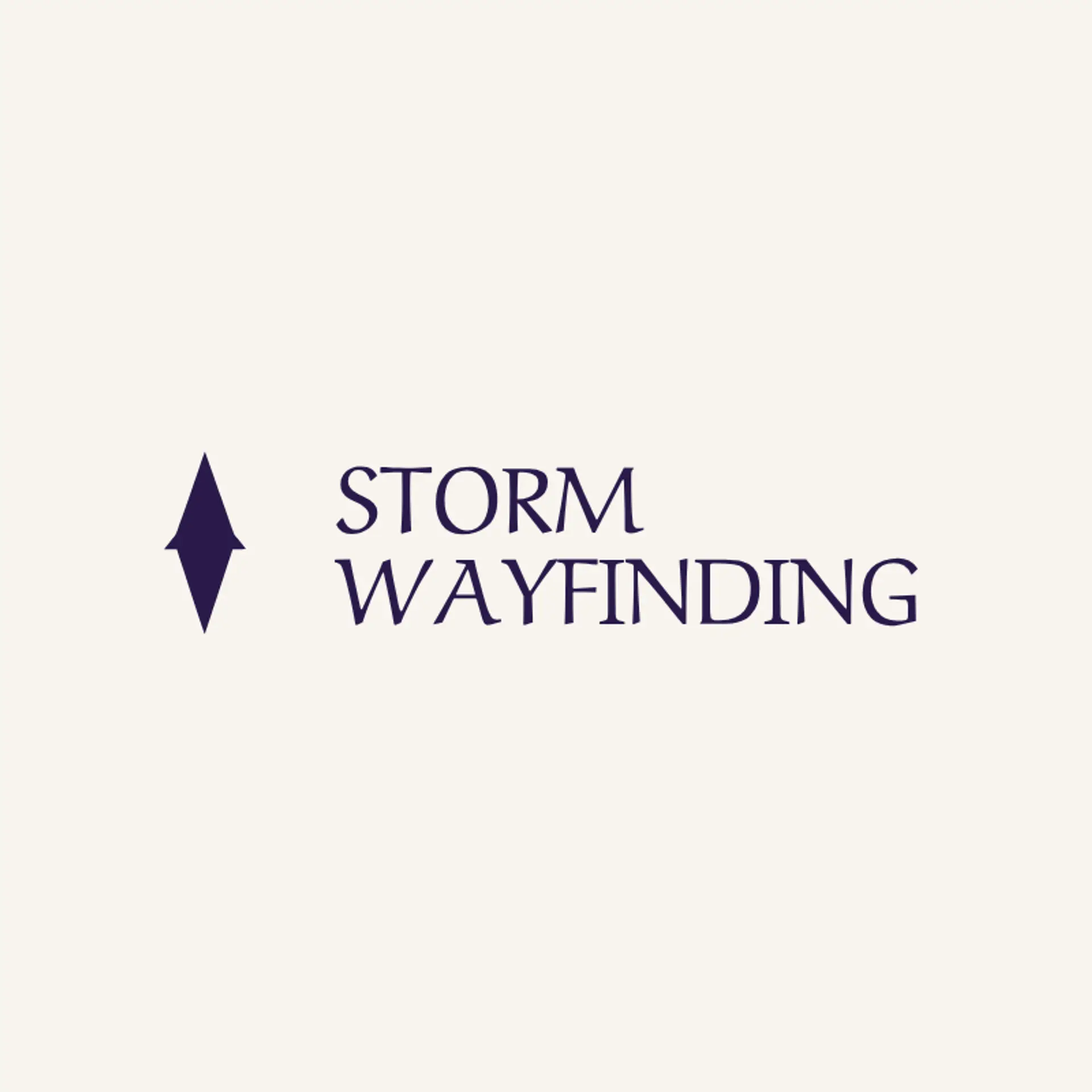 Storm Wayfinding logo for storm