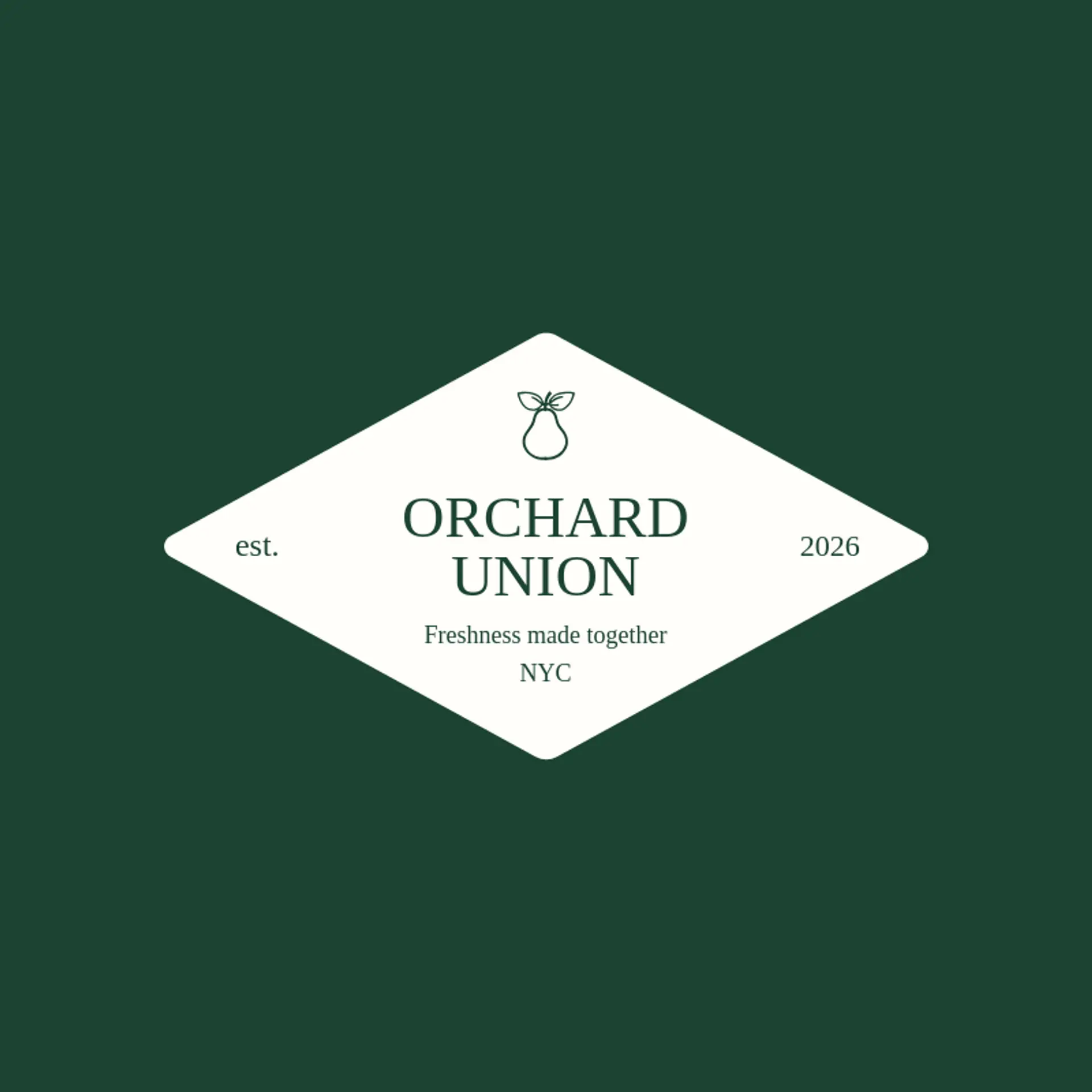 Orchard Union logo for pear