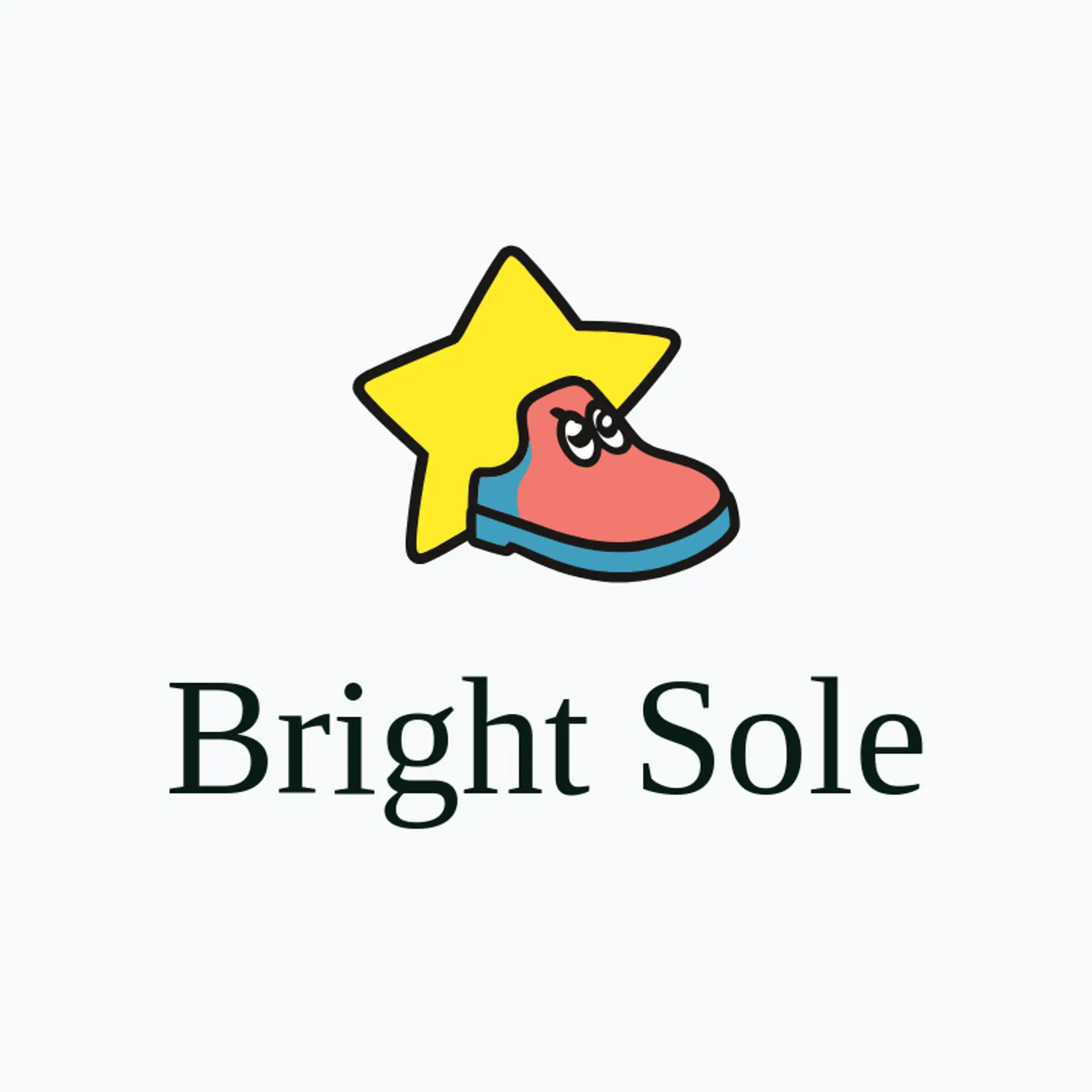 Bright Sole logo for shoe