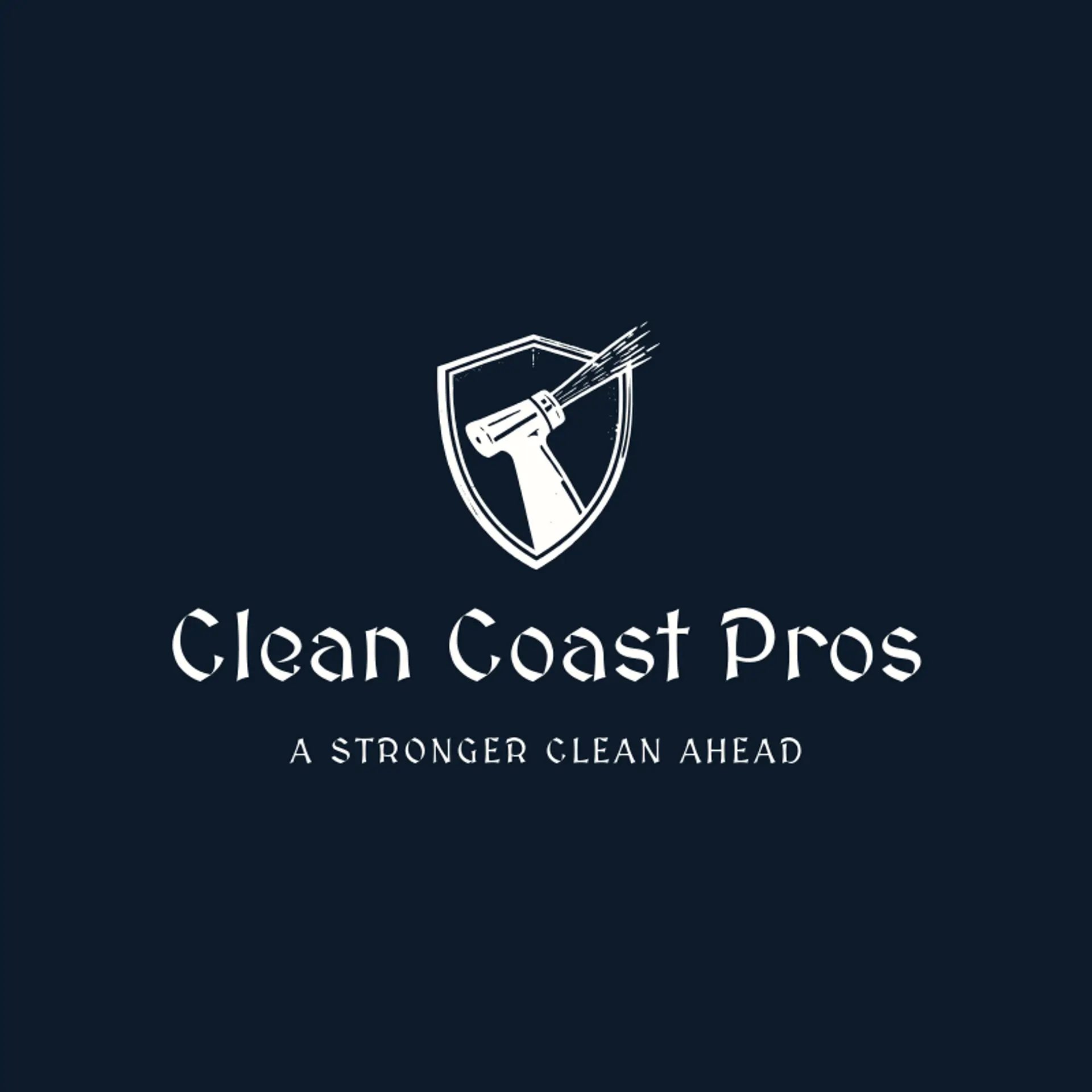 Clean Coast Pros logo for pressure washing