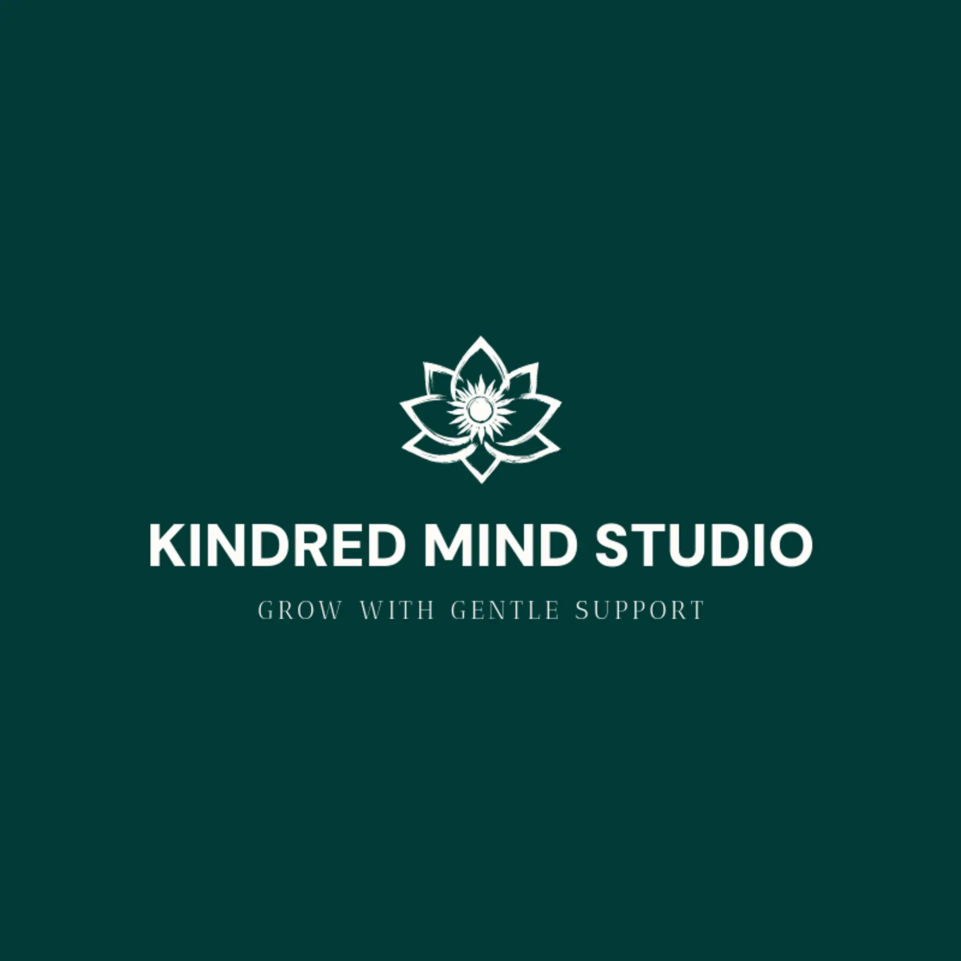 Kindred Mind Studio logo for mental health