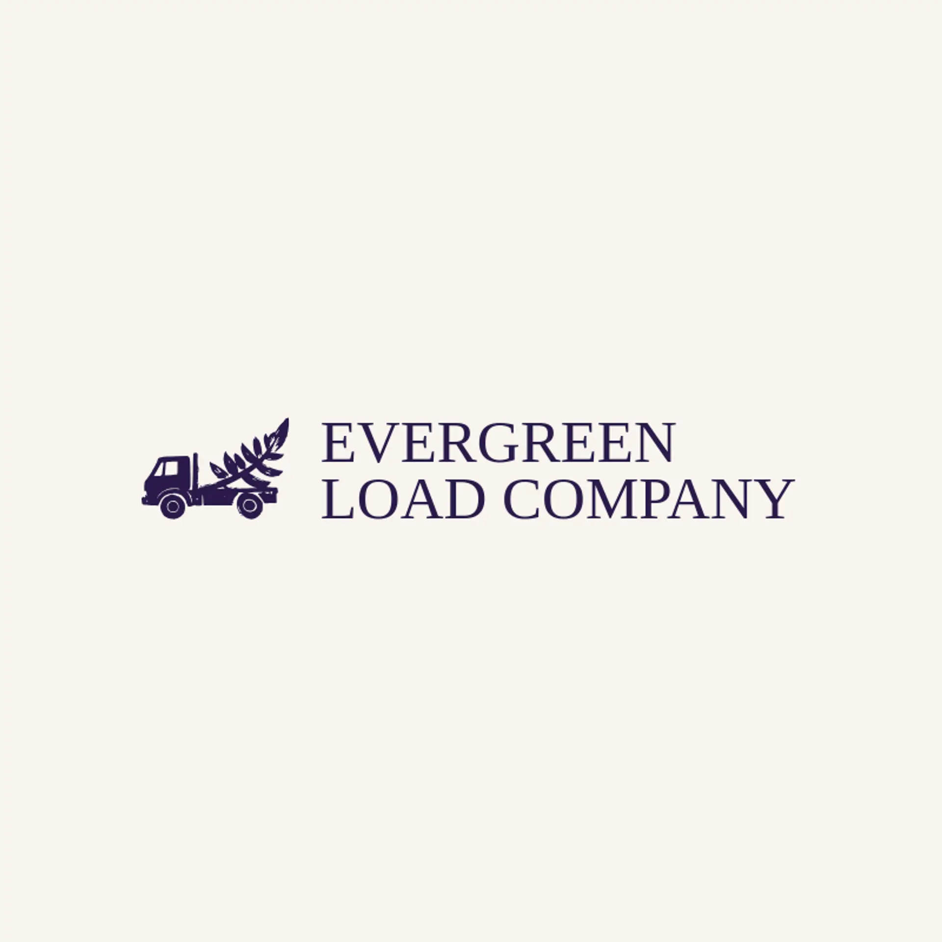 Evergreen Load Company logo for hauling