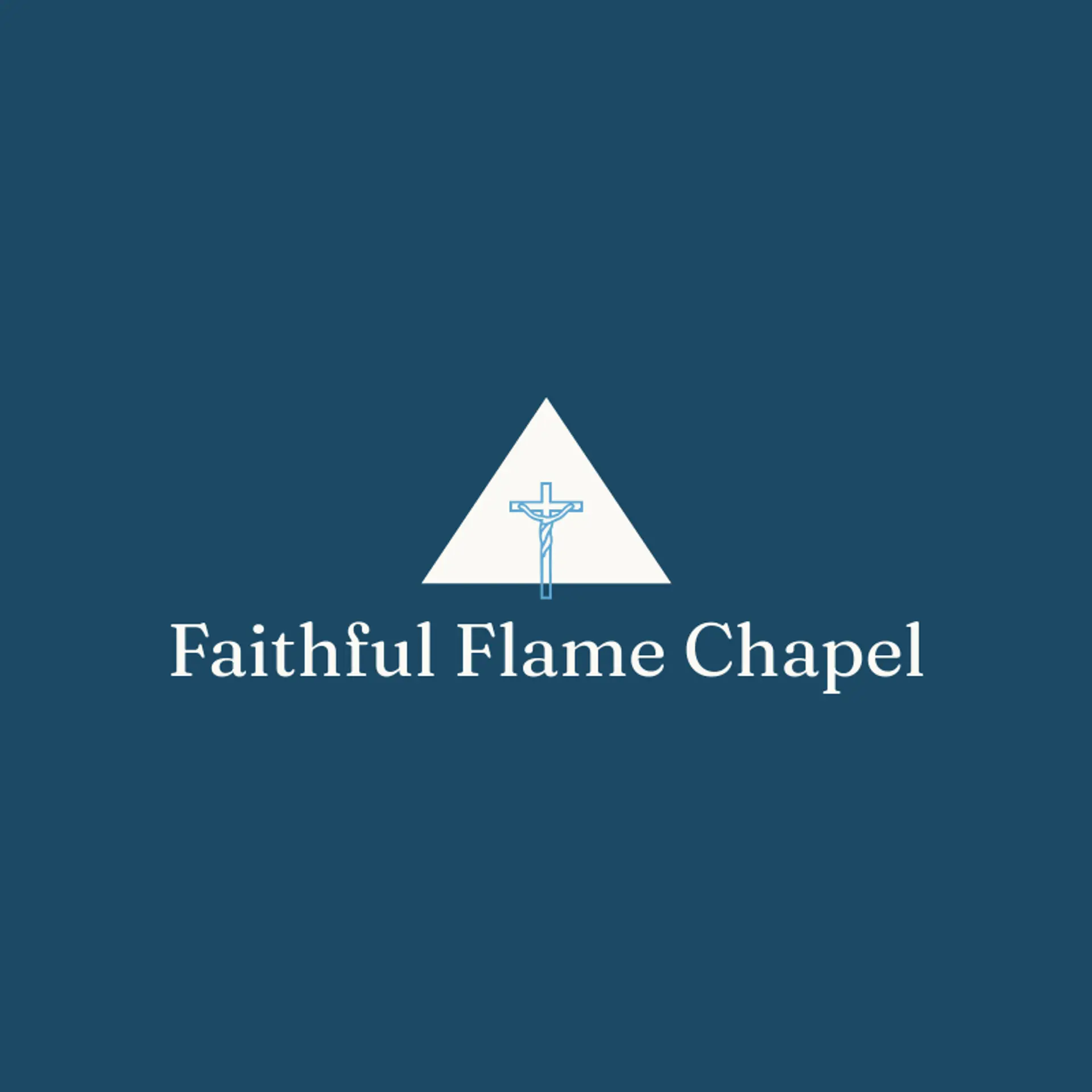 Faithful Flame Chapel logo for catholic