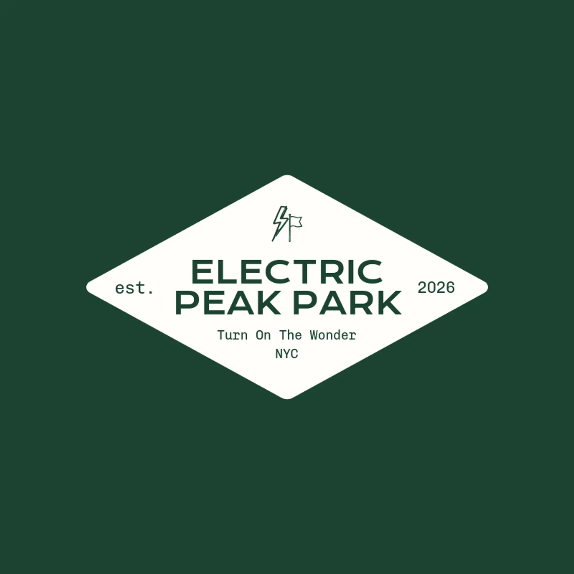 Electric Peak Park logo for amusement park