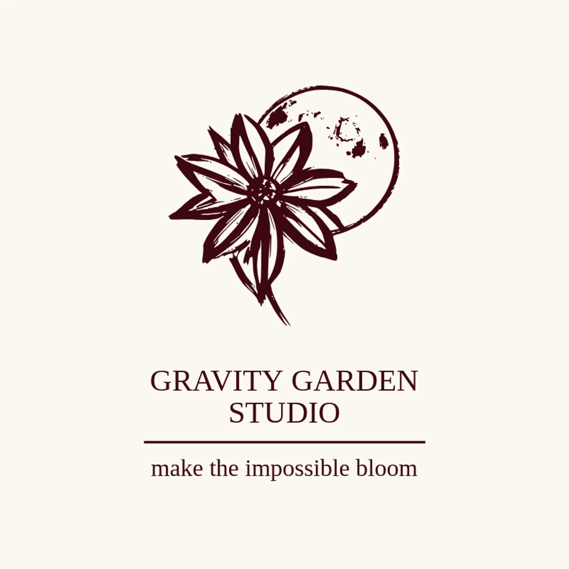 Gravity Garden Studio logo for sci fi