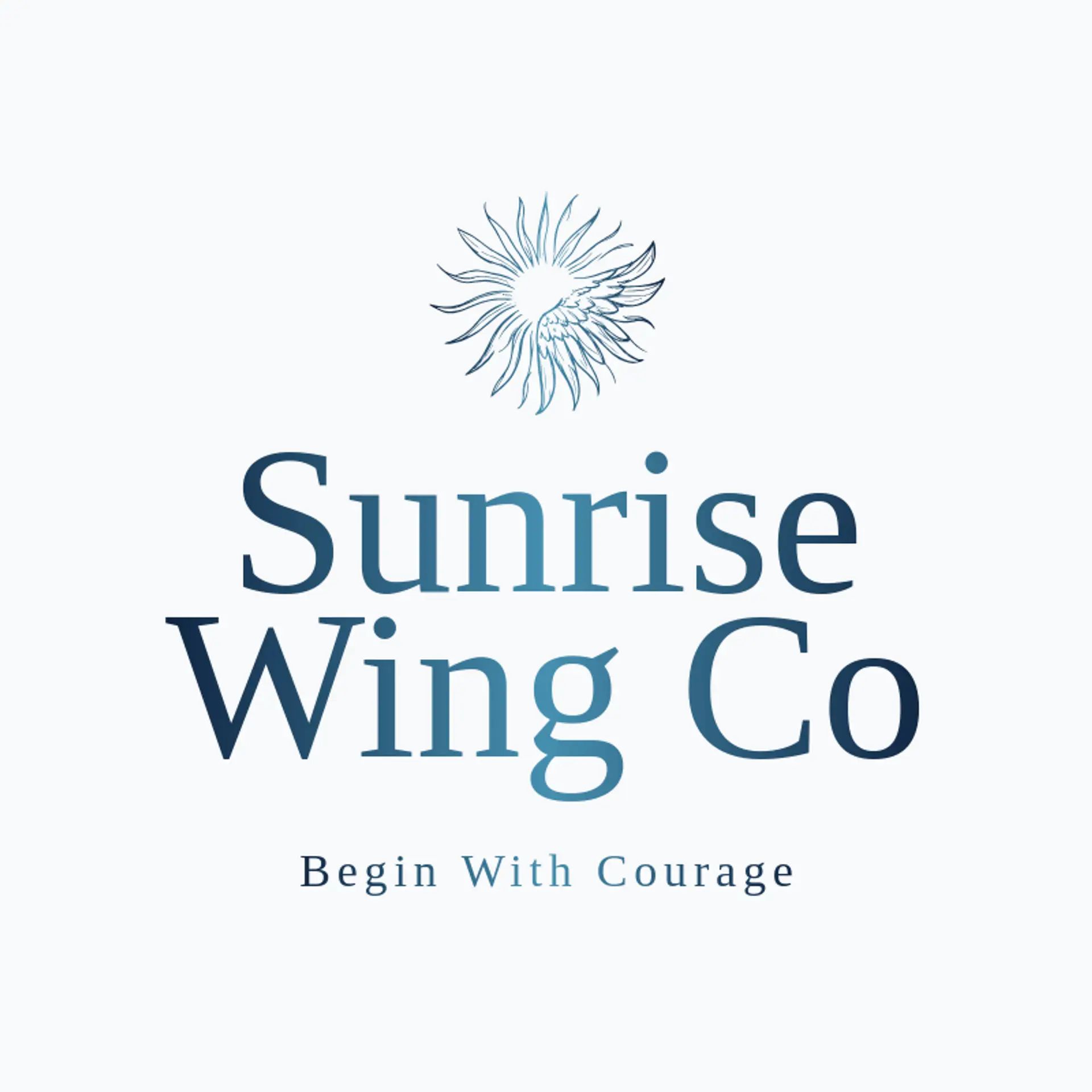 Sunrise Wing Co logo for hawk