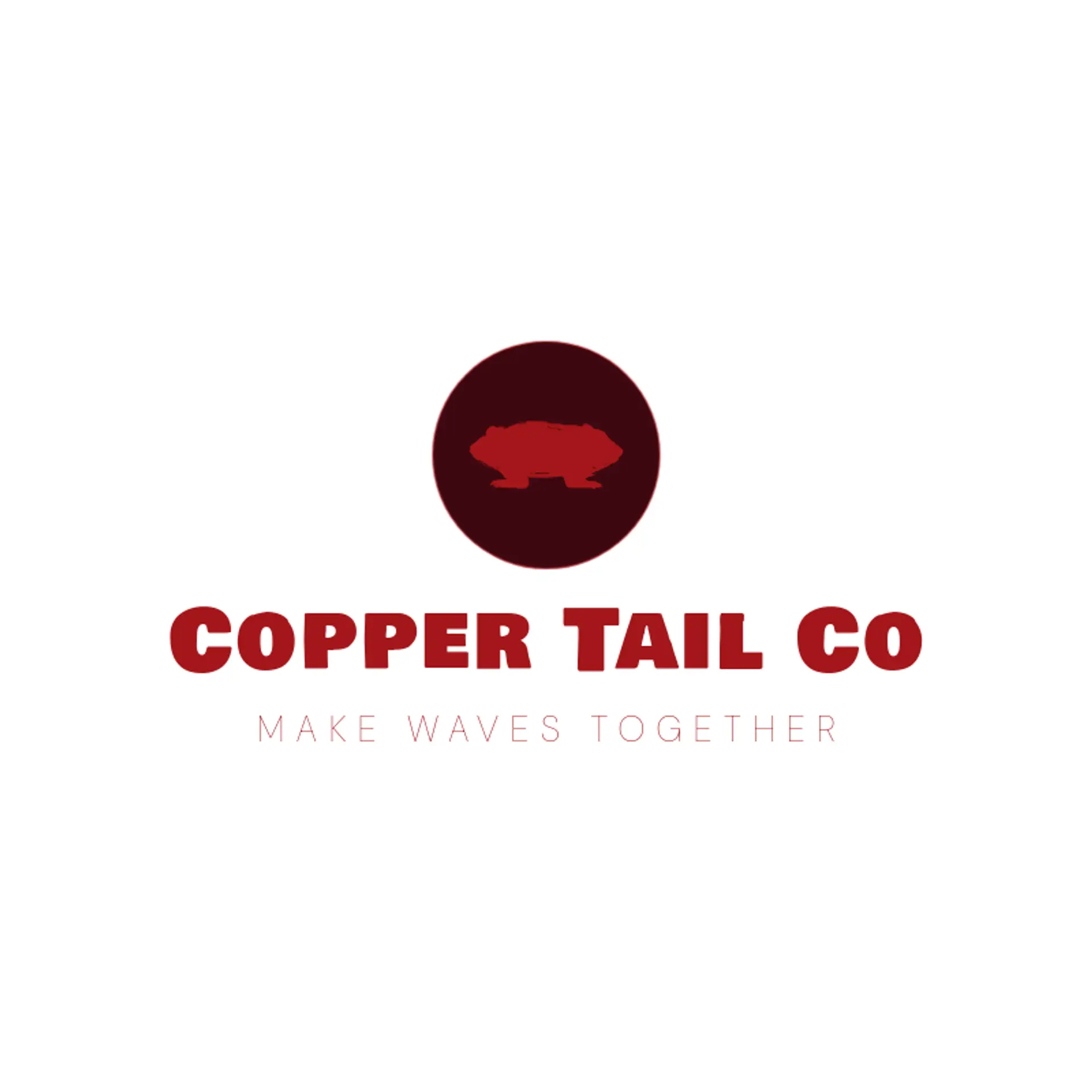 Copper Tail Co logo for beaver