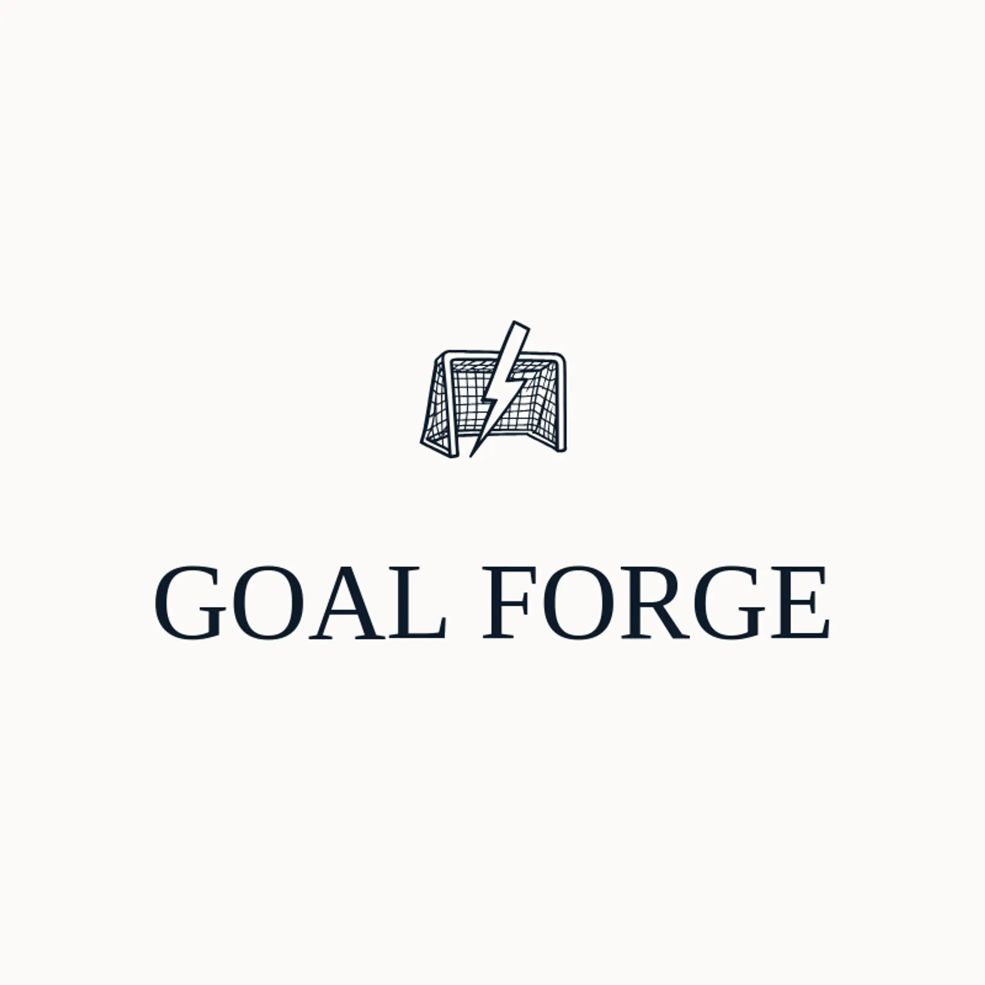Goal Forge logo for sports team
