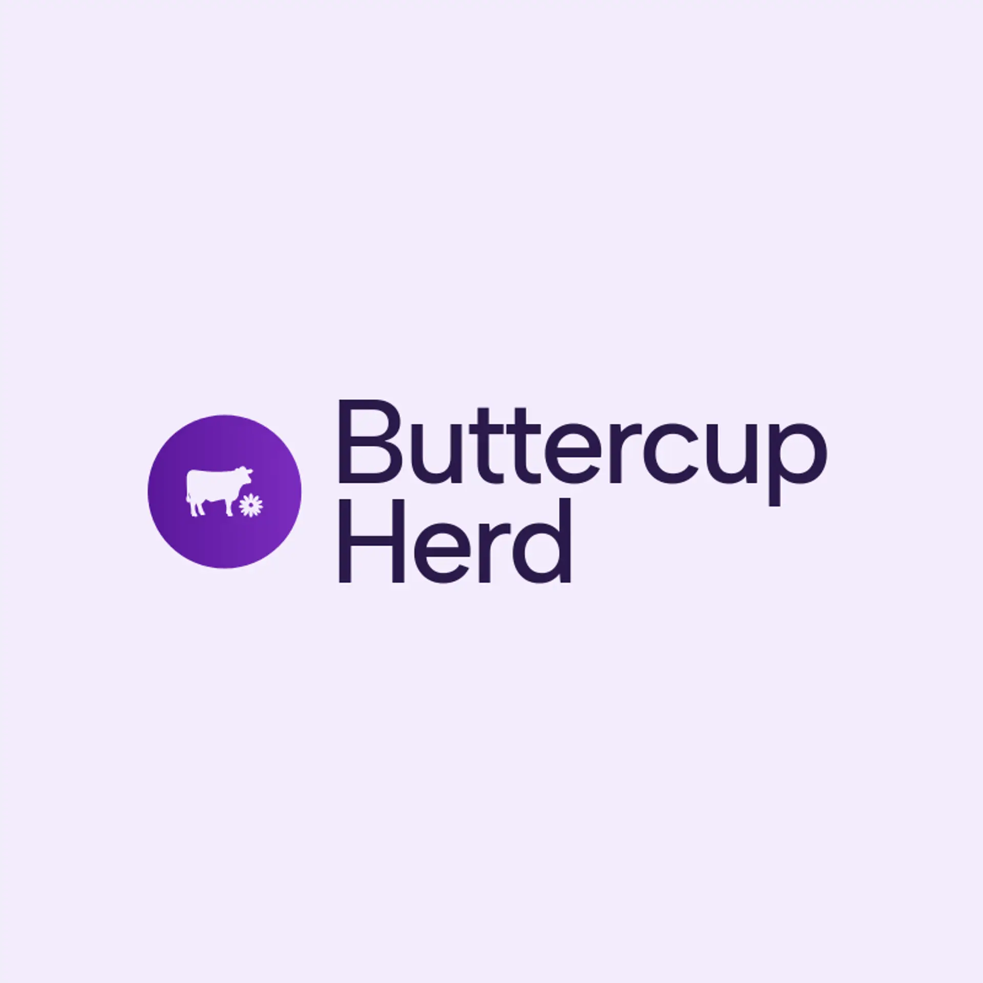 Buttercup Herd logo for cow