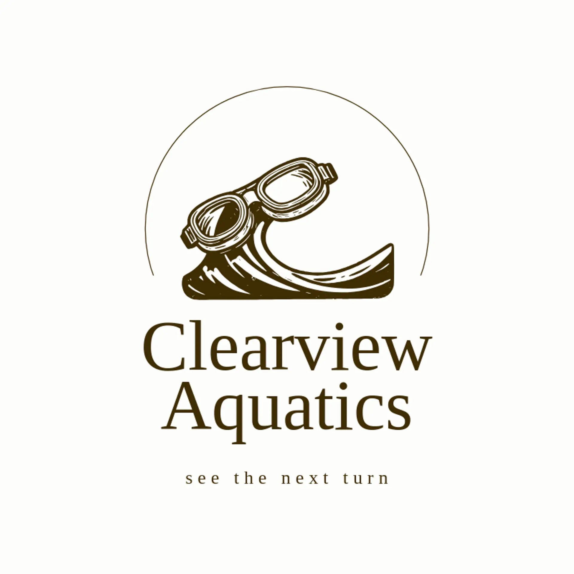 Clearview Aquatics logo for swimming
