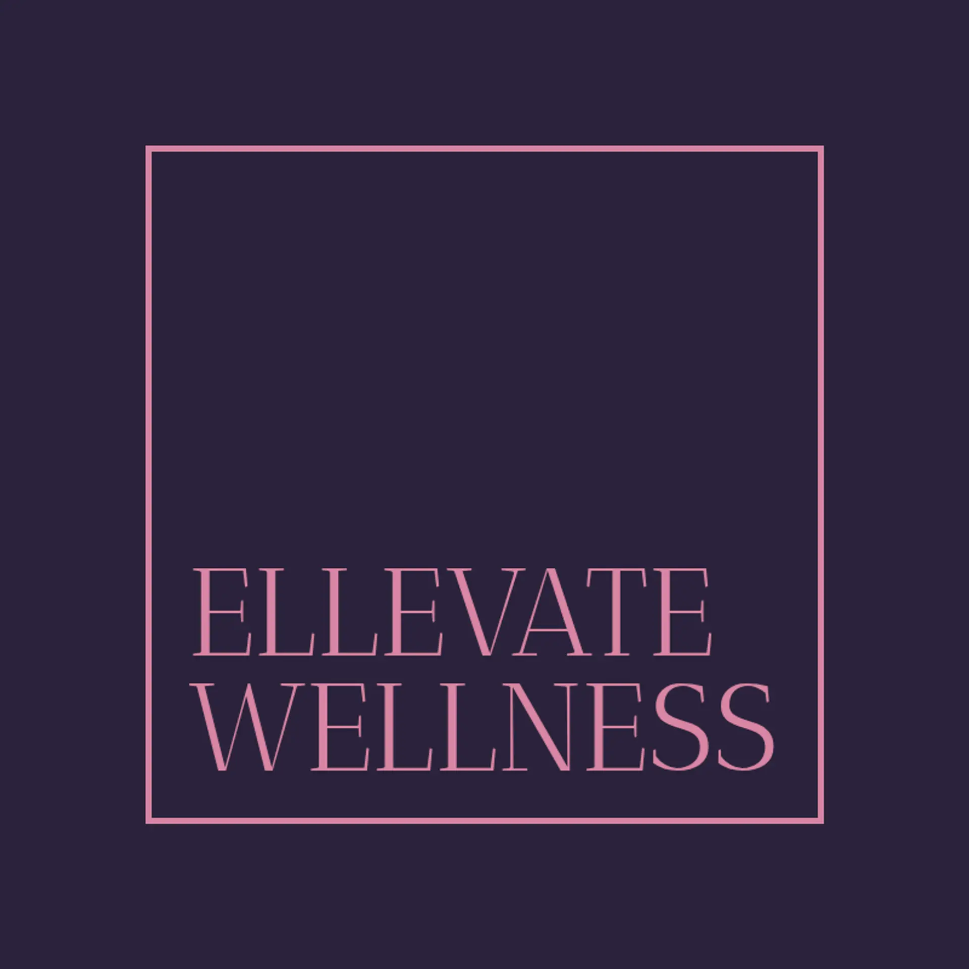 Ellevate Wellness logo for women fitness