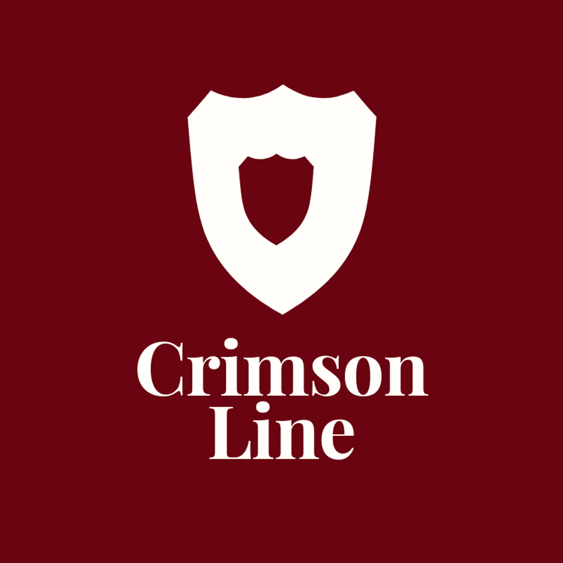 Crimson Line logo for police