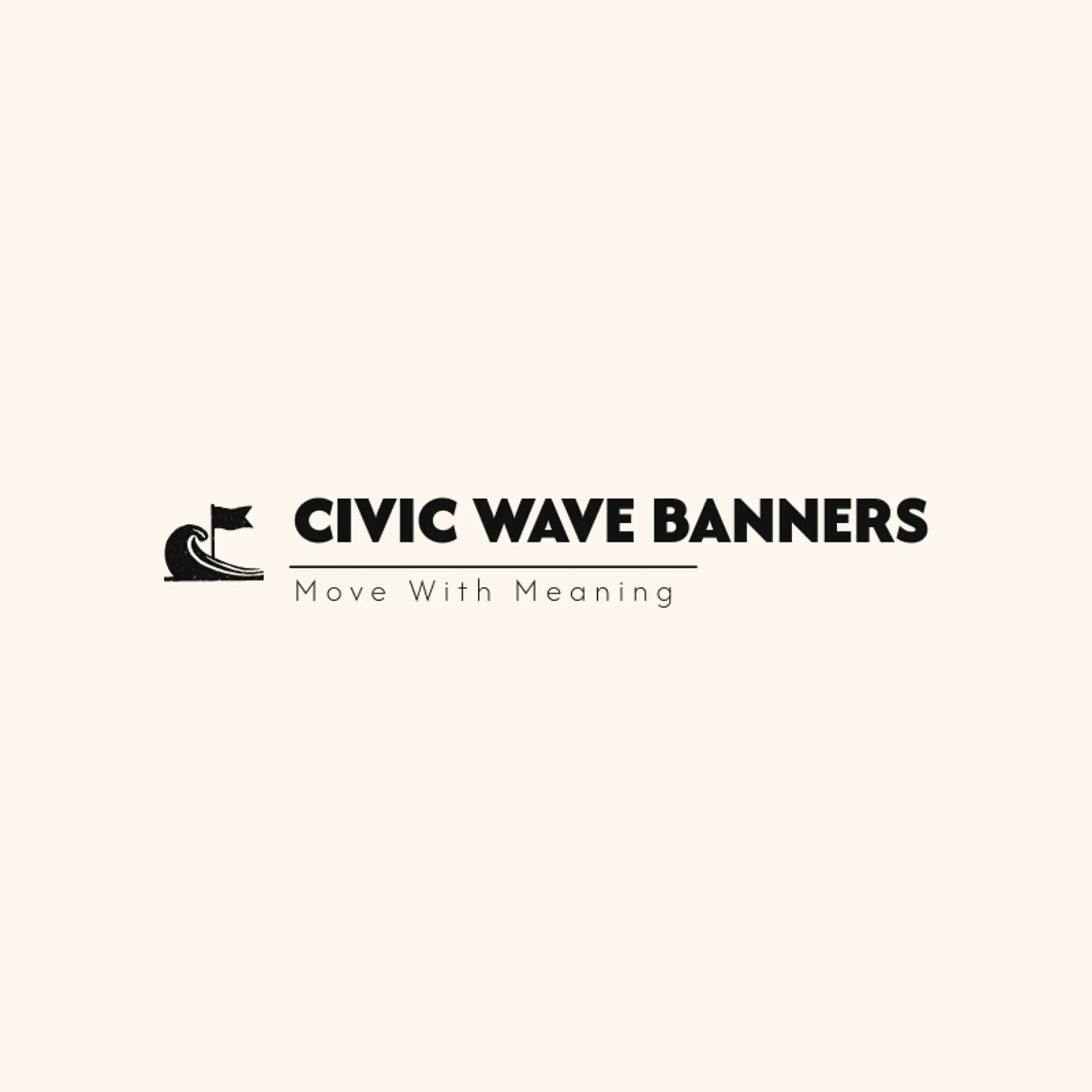 Civic Wave Banners logo for flag