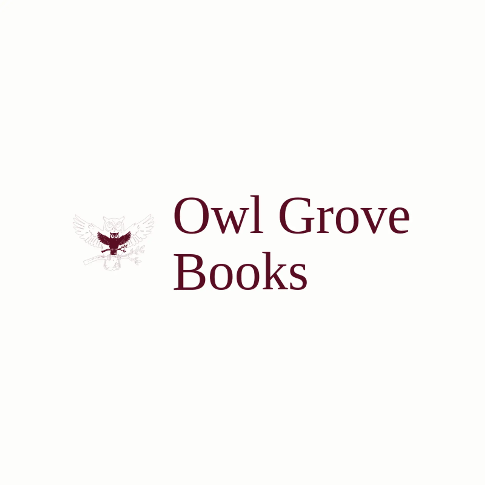 Owl Grove Books logo for wings