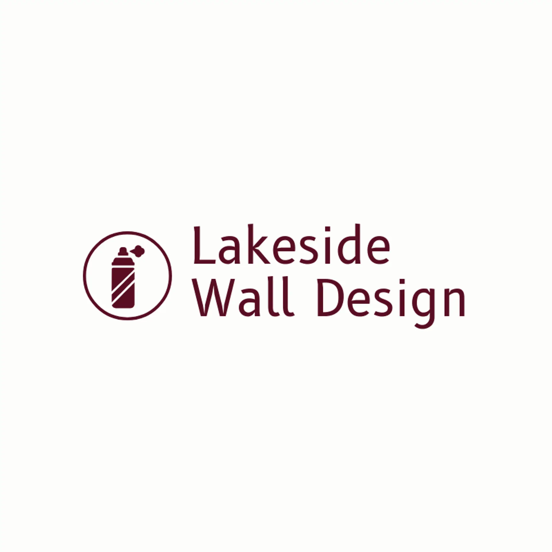 Lakeside Wall Design logo for mural