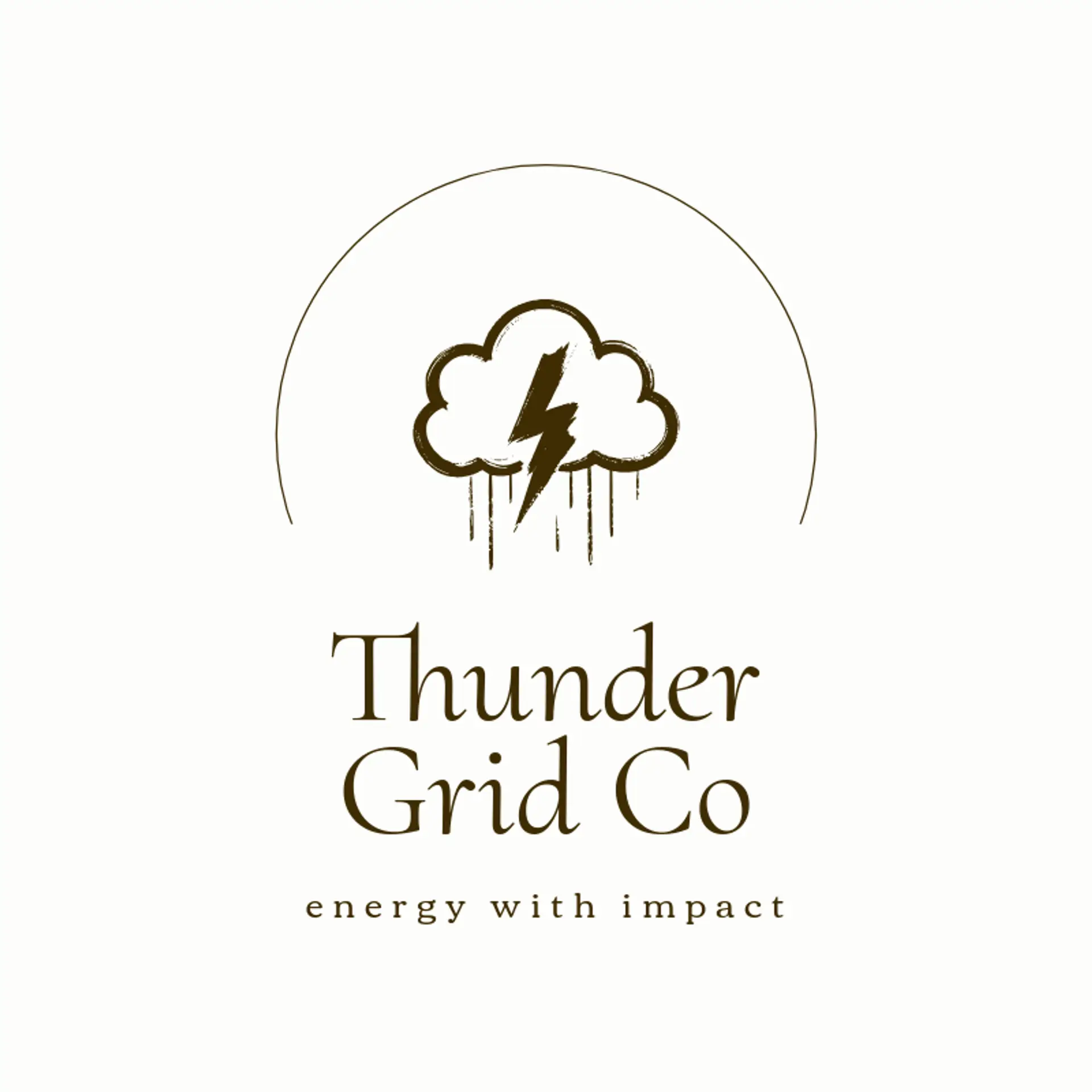Thunder Grid Co logo for lightning