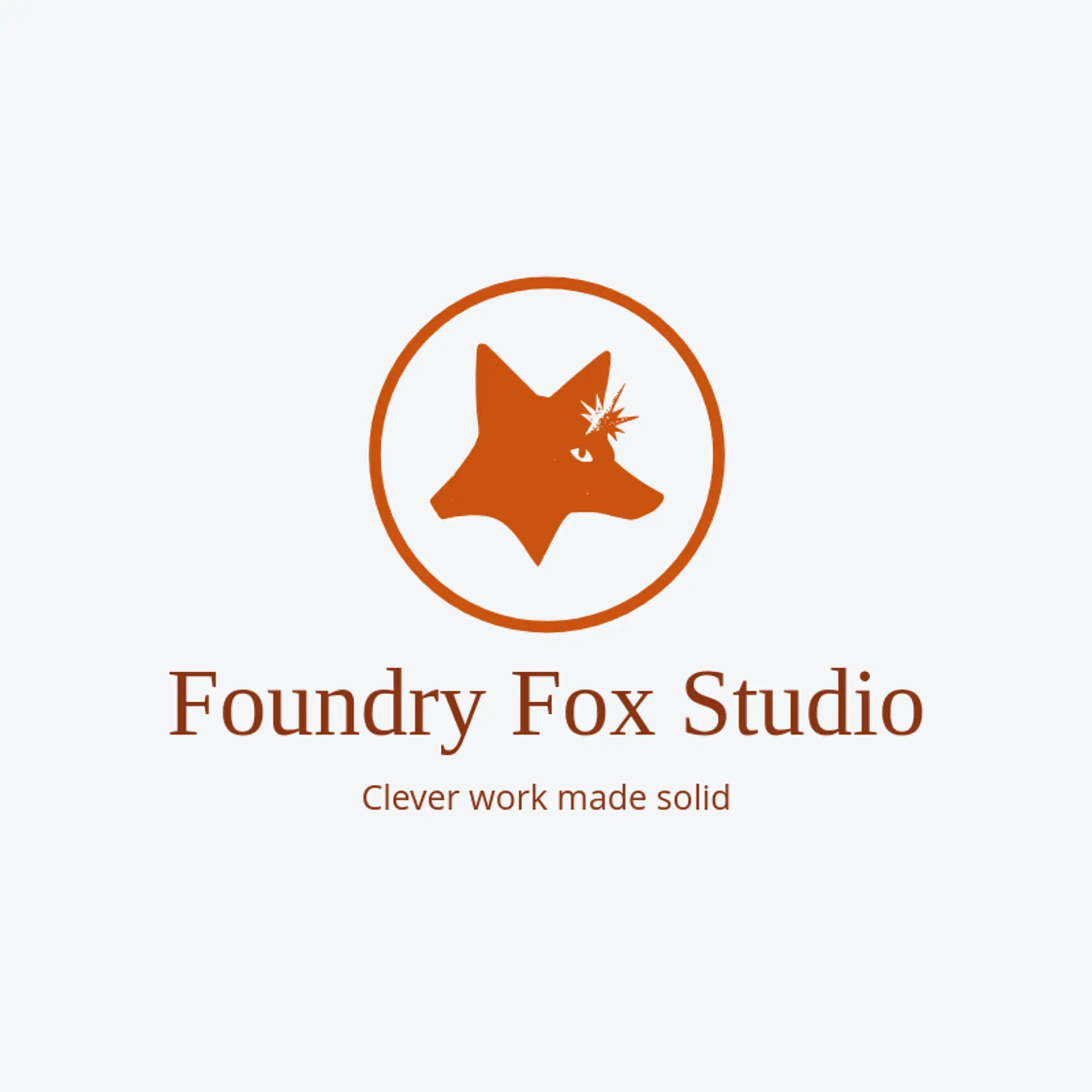 Foundry Fox Studio logo for fabrication