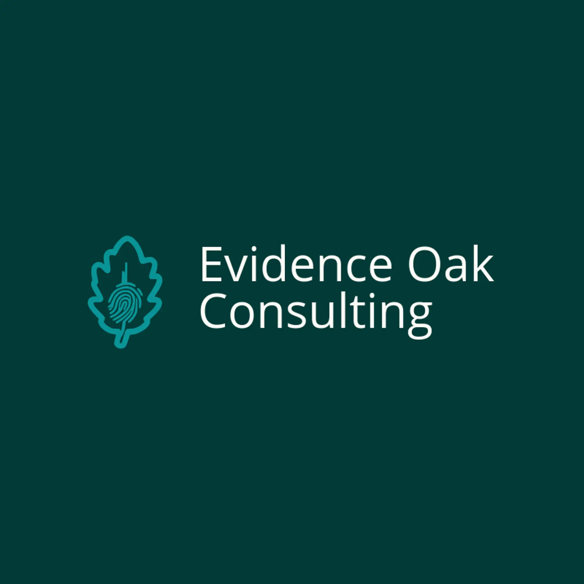 Evidence Oak Consulting logo for crime