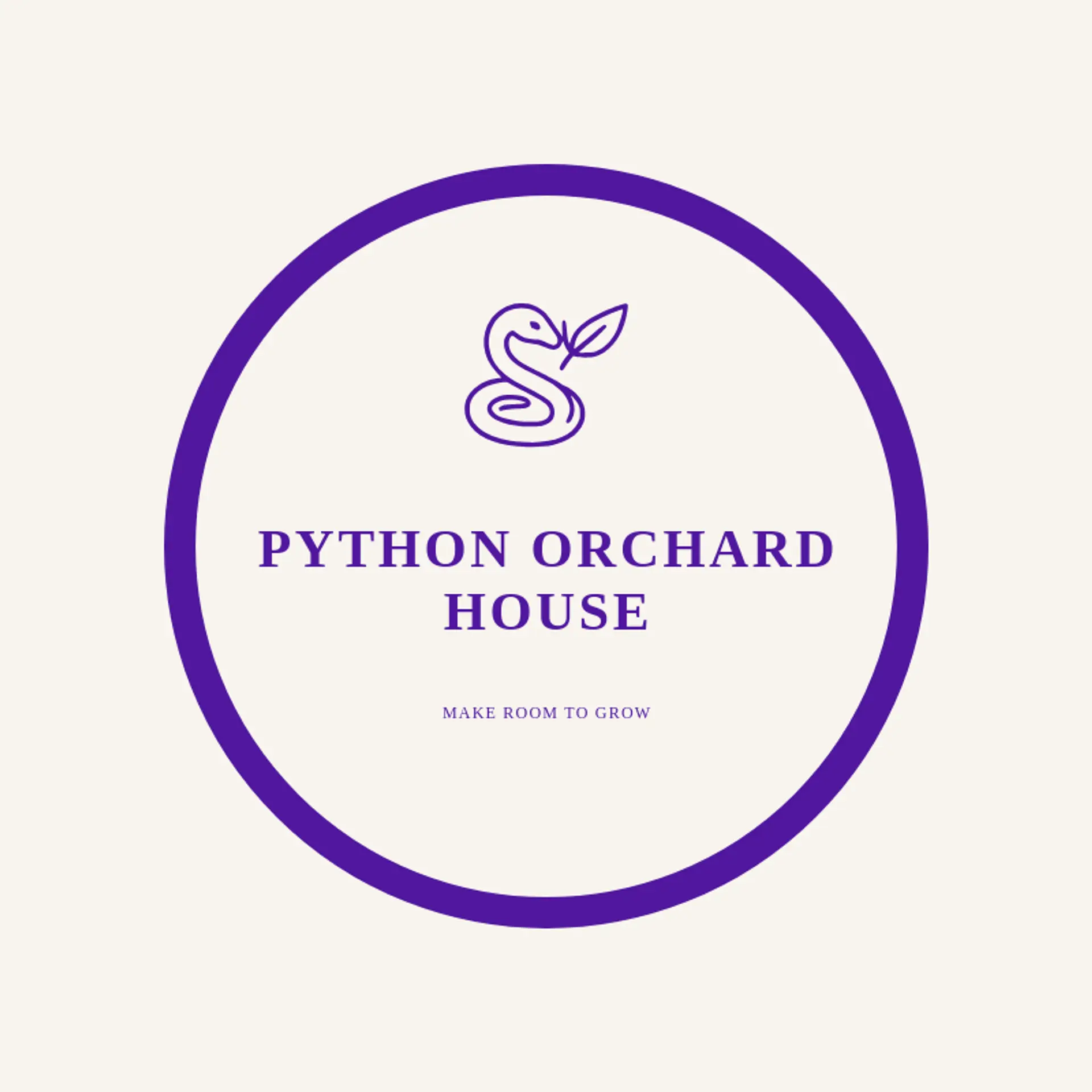 Python Orchard House logo for python