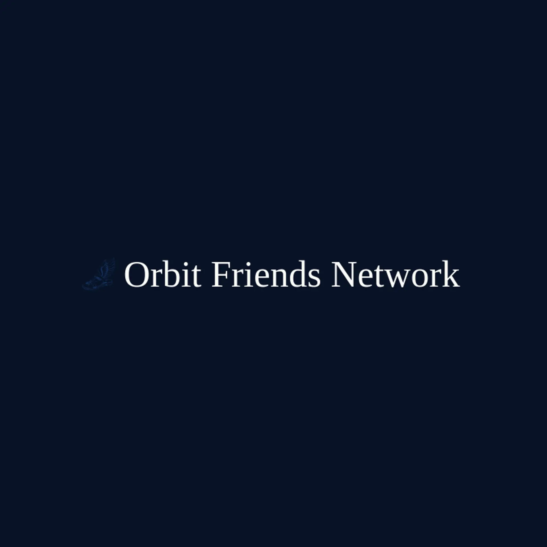 Orbit Friends Network logo for messenger