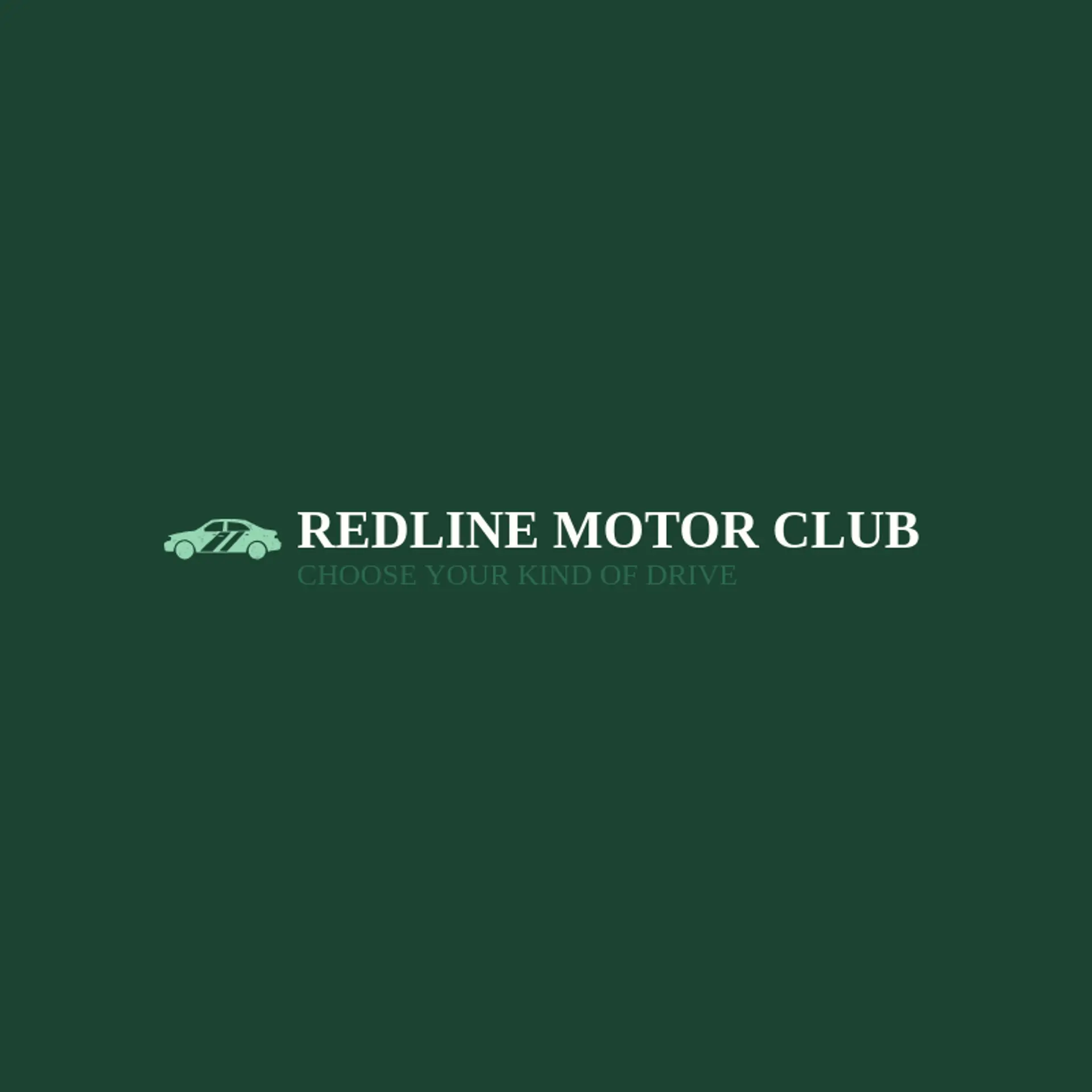 Redline Motor Club logo for car dealer