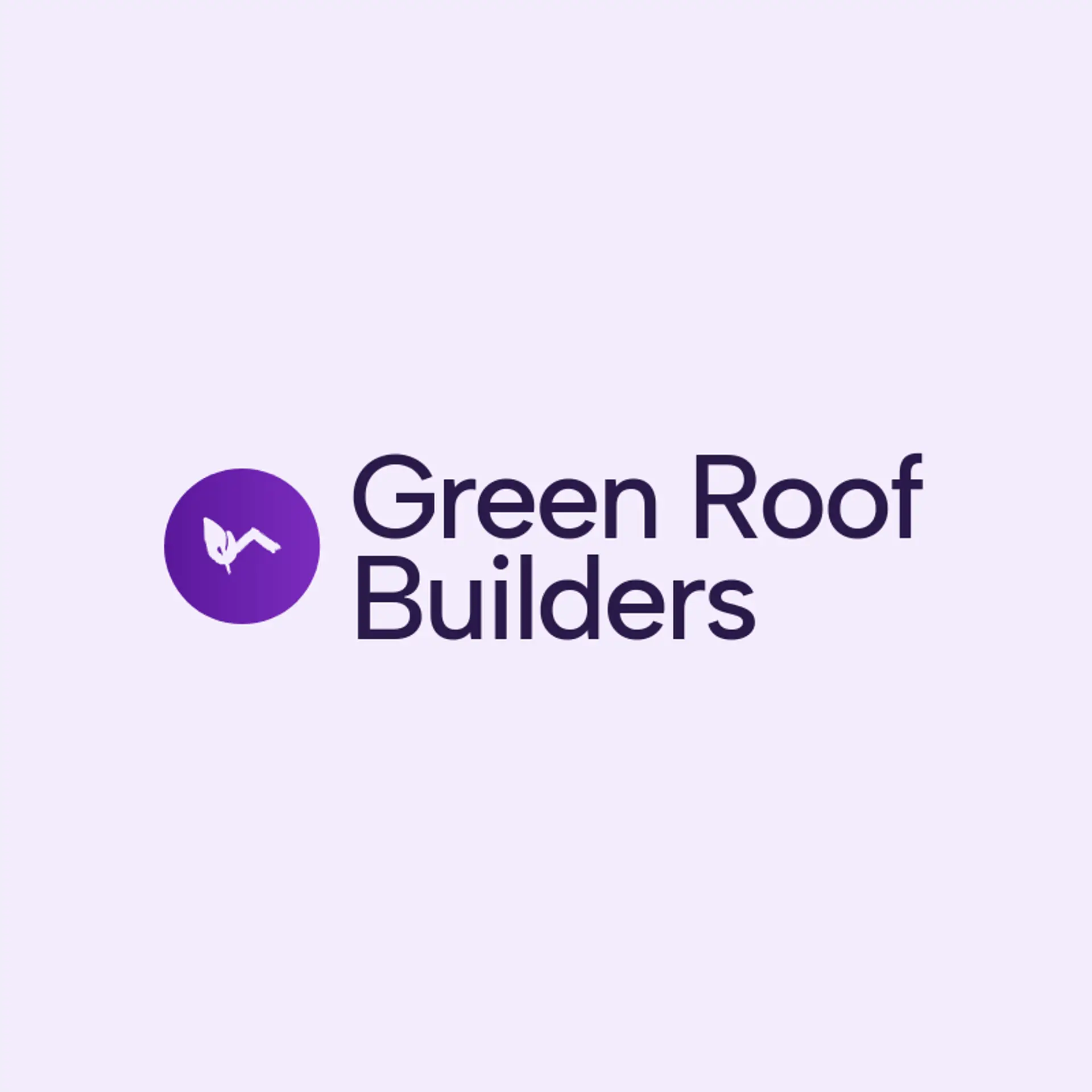 Green Roof Builders logo for build