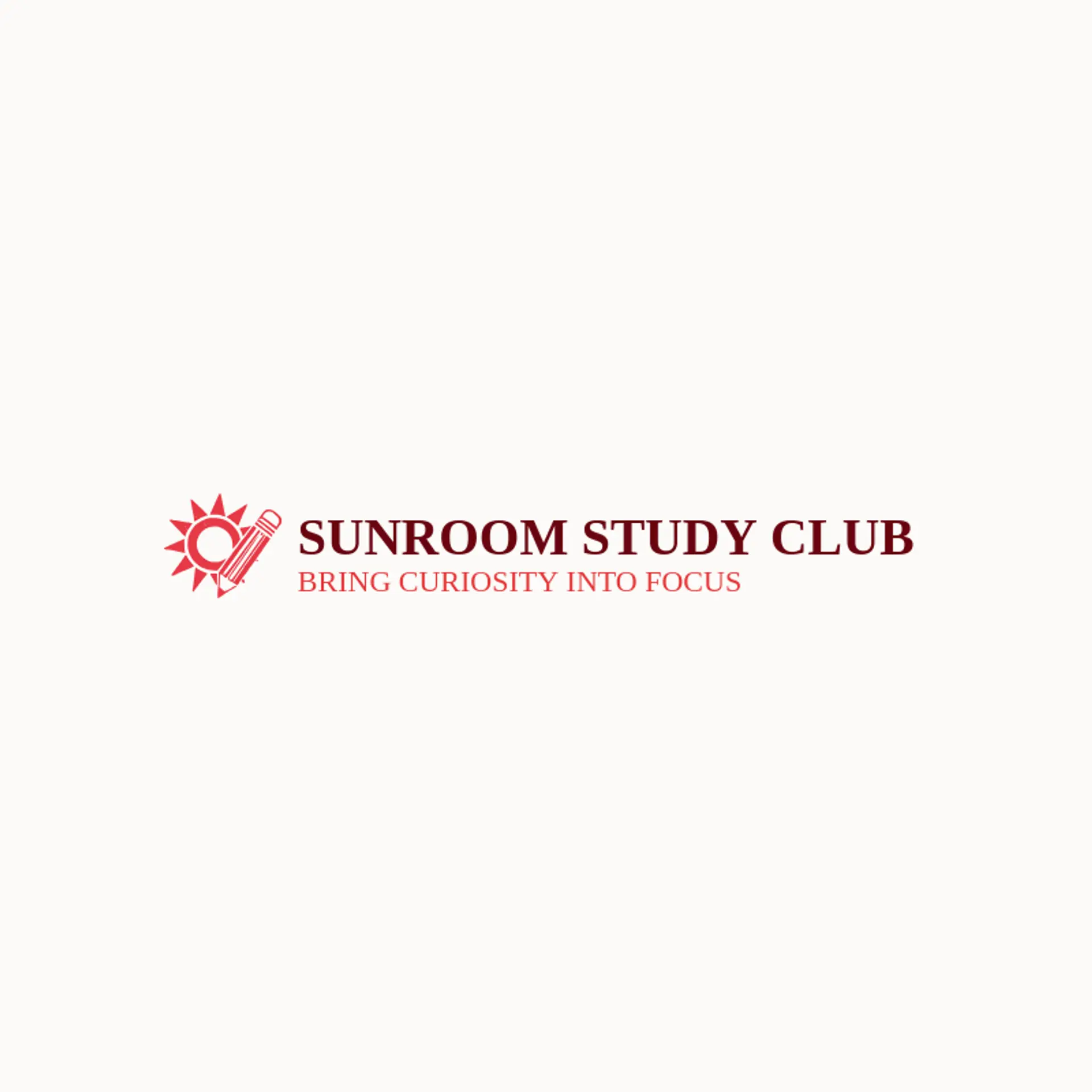 Sunroom Study Club logo for tutoring