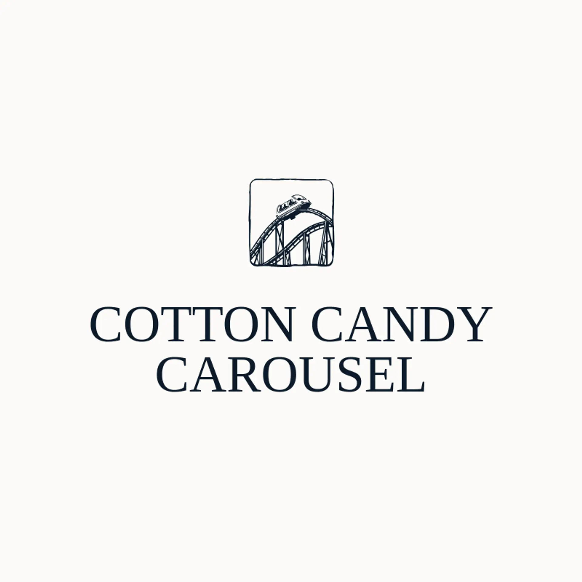 Cotton Candy Carousel logo for carnival