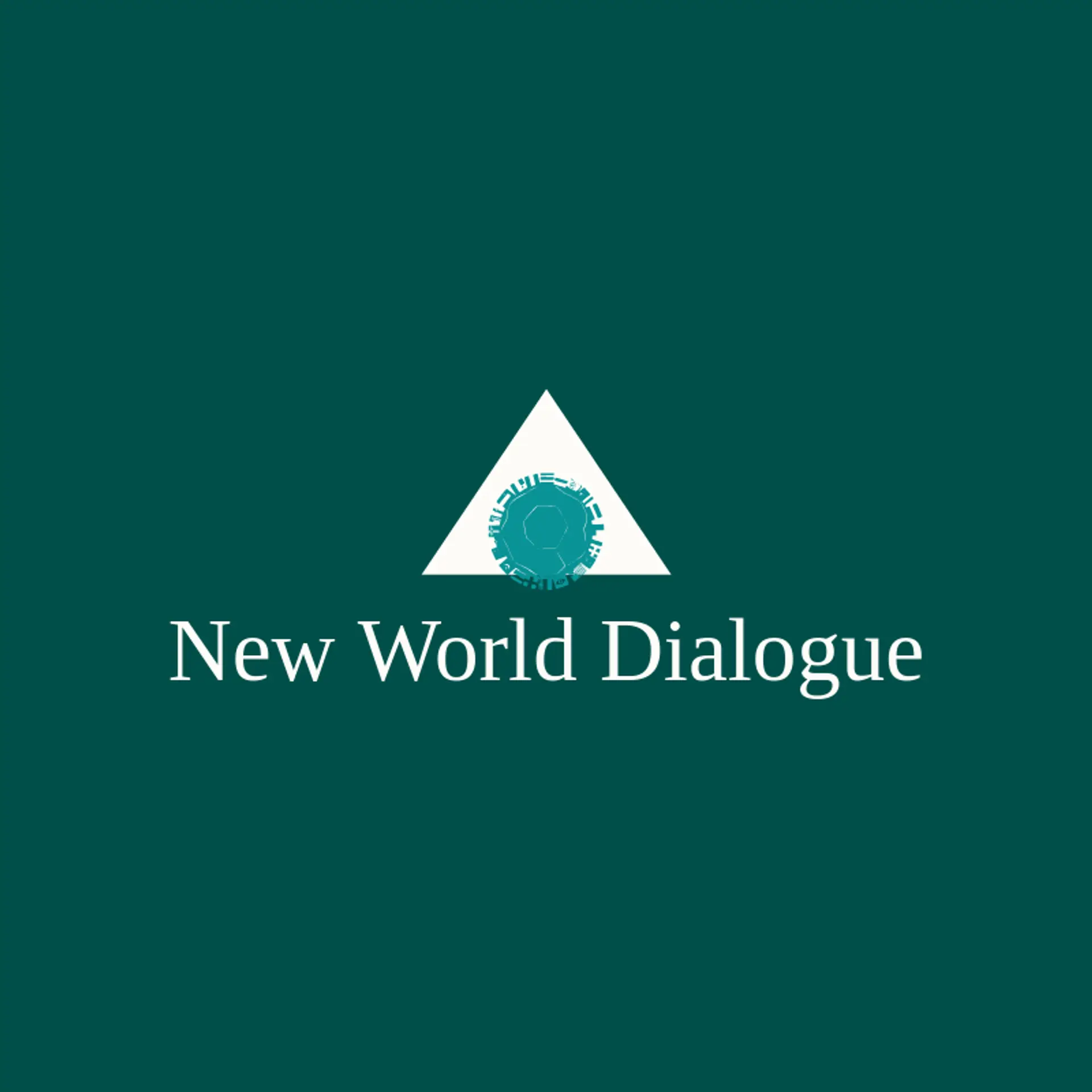 New World Dialogue logo for international