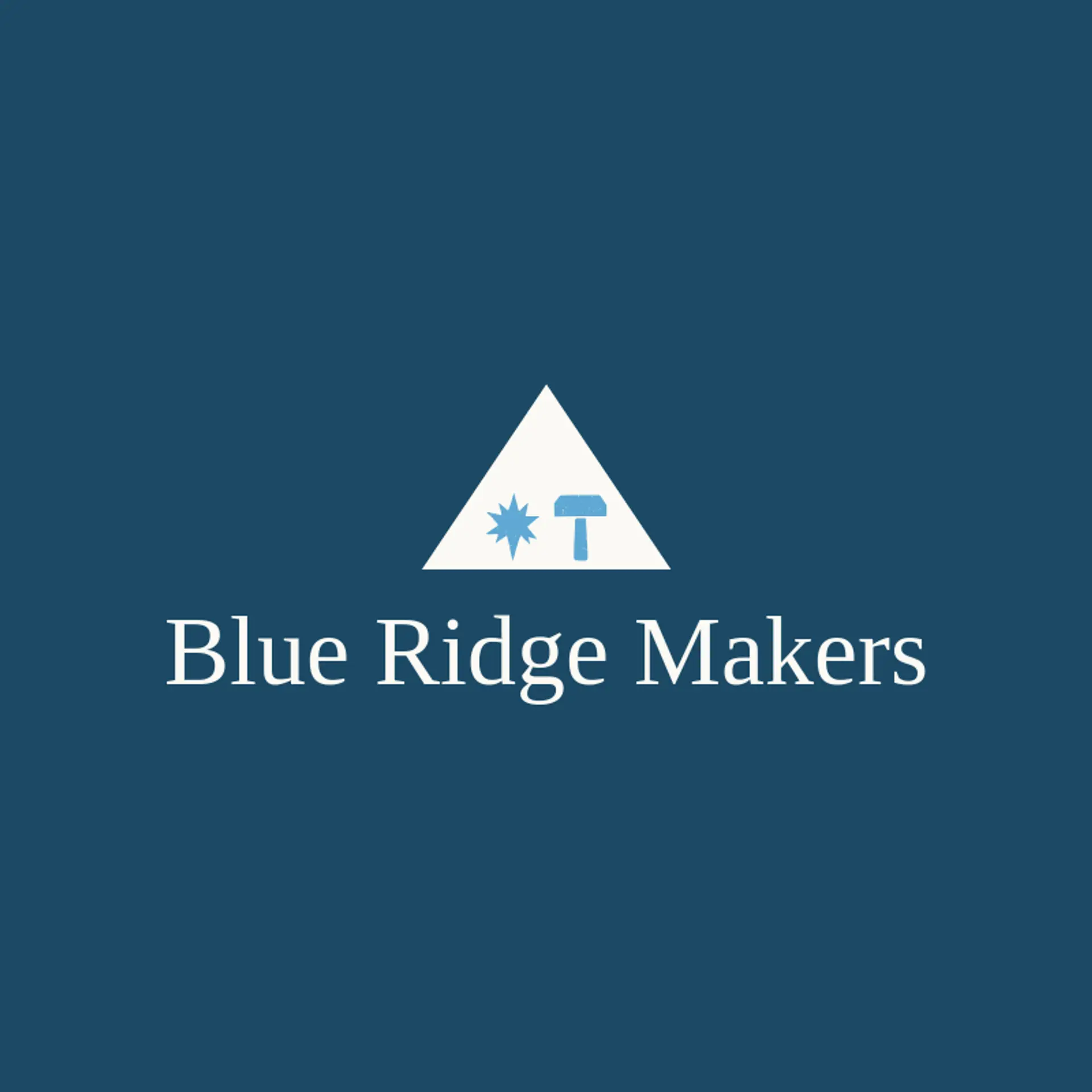 Blue Ridge Makers logo for hammer