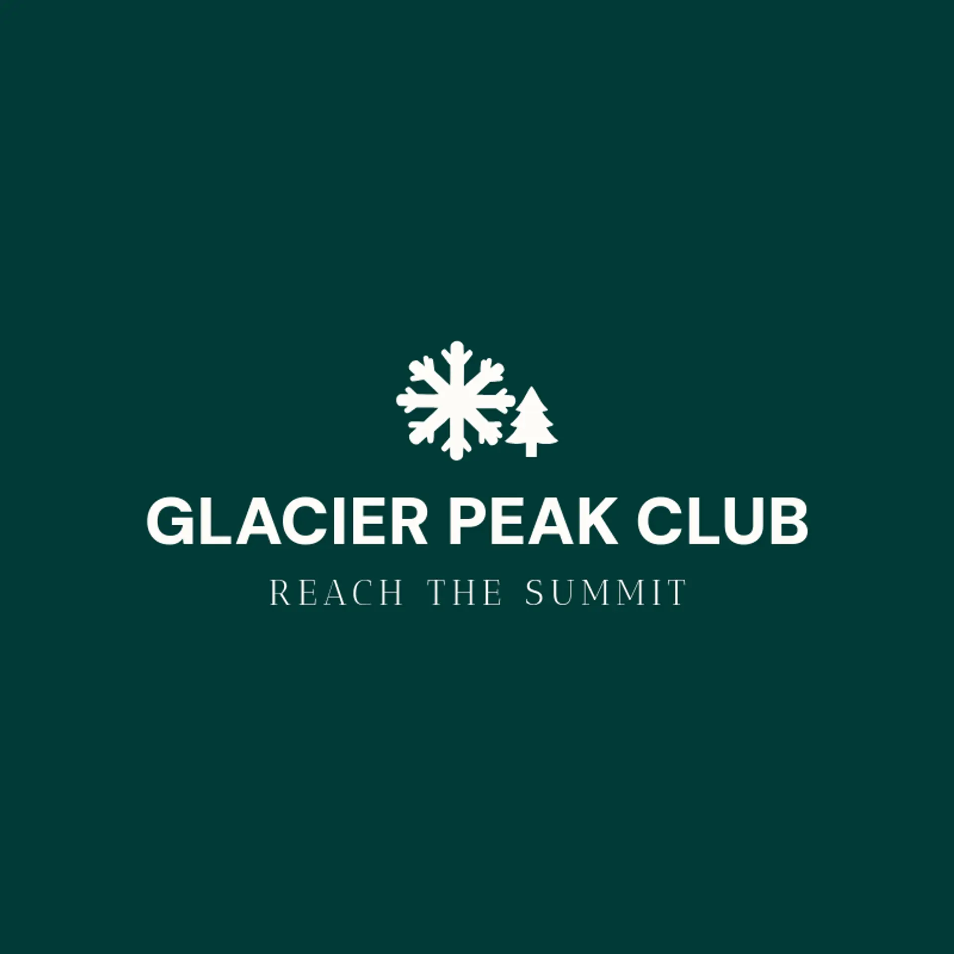 Glacier Peak Club logo for frost