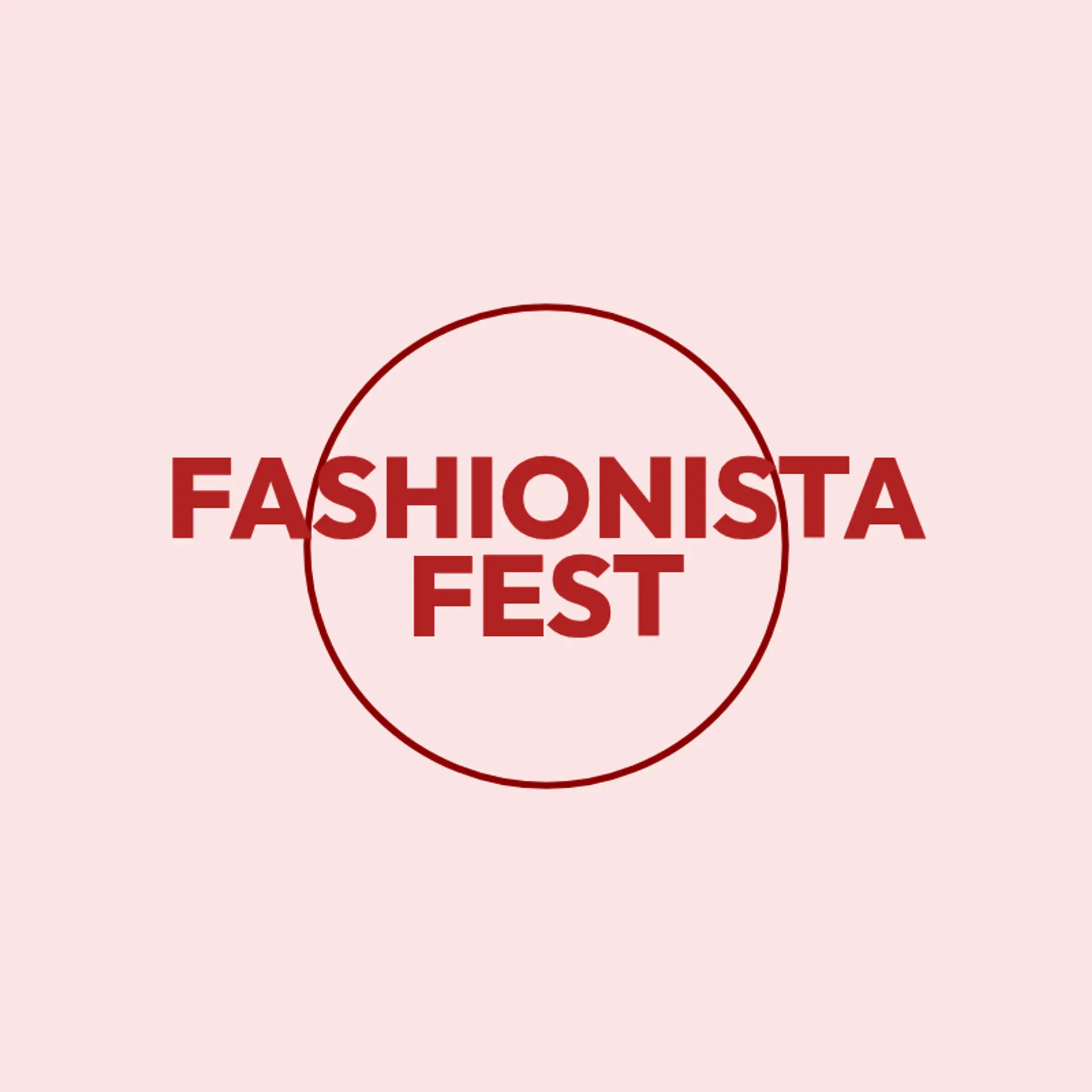Fashionista Fest logo for fashion show