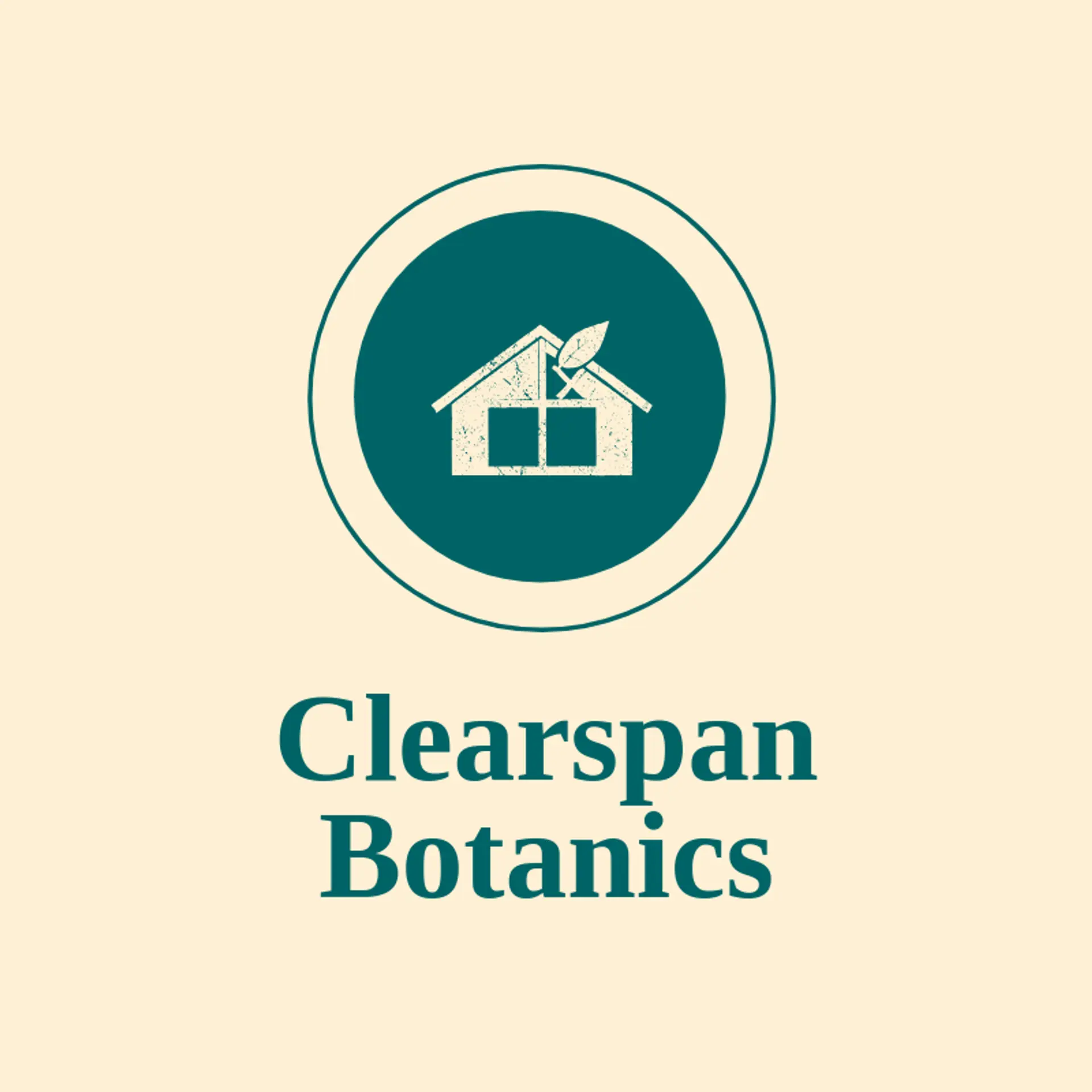 Clearspan Botanics logo for greenhouse