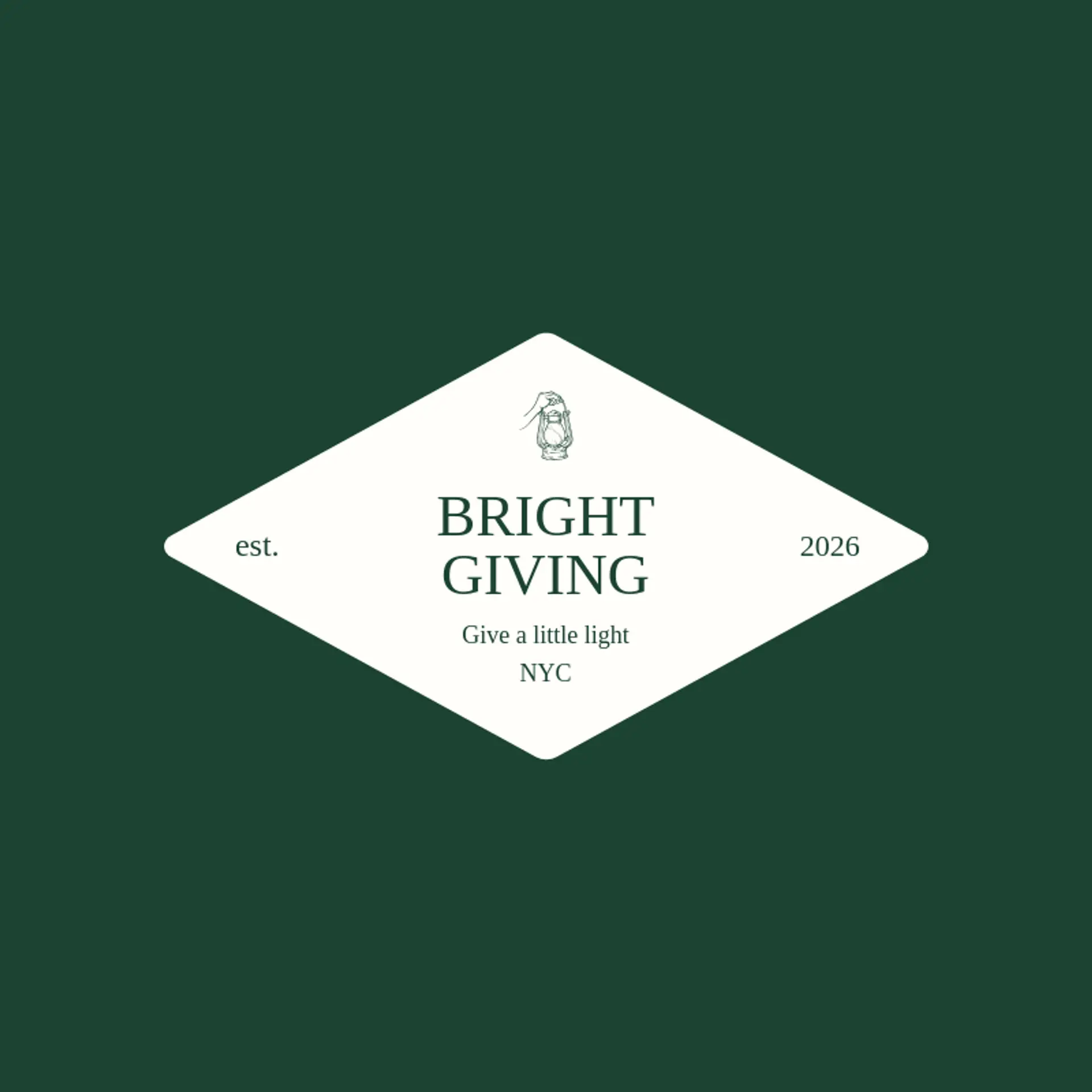 Bright Giving logo for volunteer